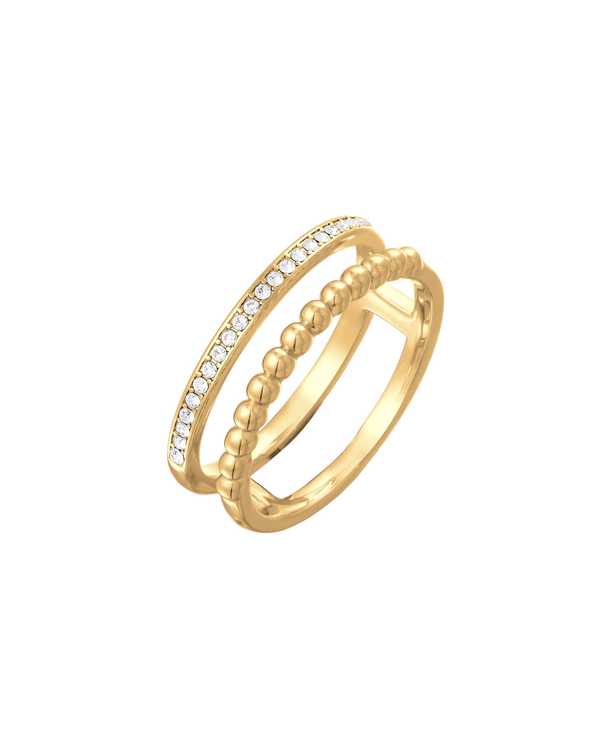 Elli 2-row Crystals Color Silver for Women