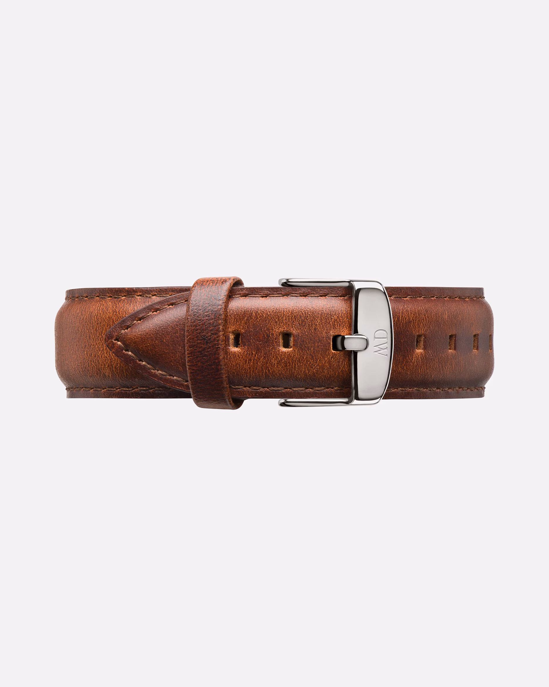 Daniel Wellington watch leather strap leather hellbraun