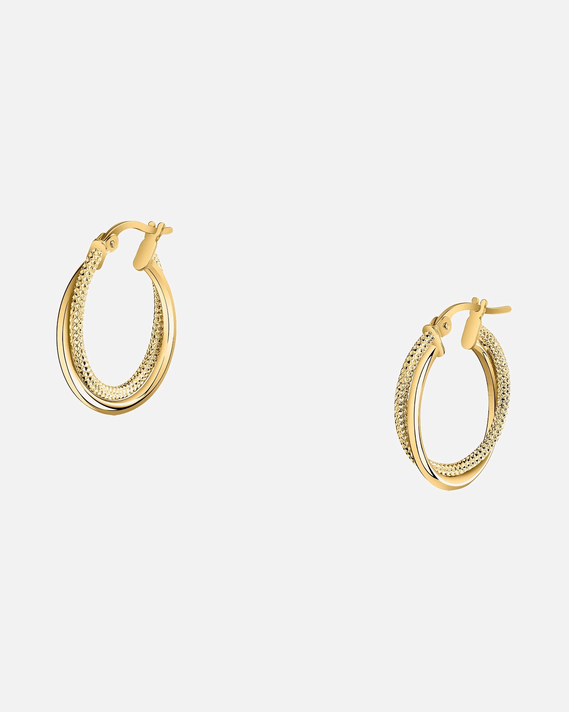 CHRIST earrings hoop earrings 585 yellow gold One Size