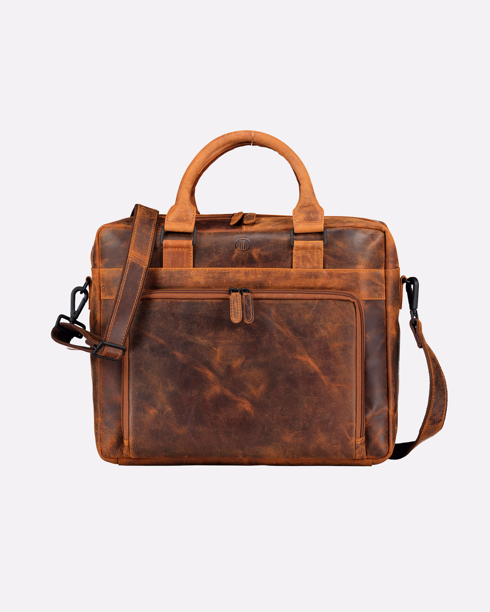 Hausfelder Manufaktur Huntsville Hauke ​​briefcase with 15-inch laptop compartment