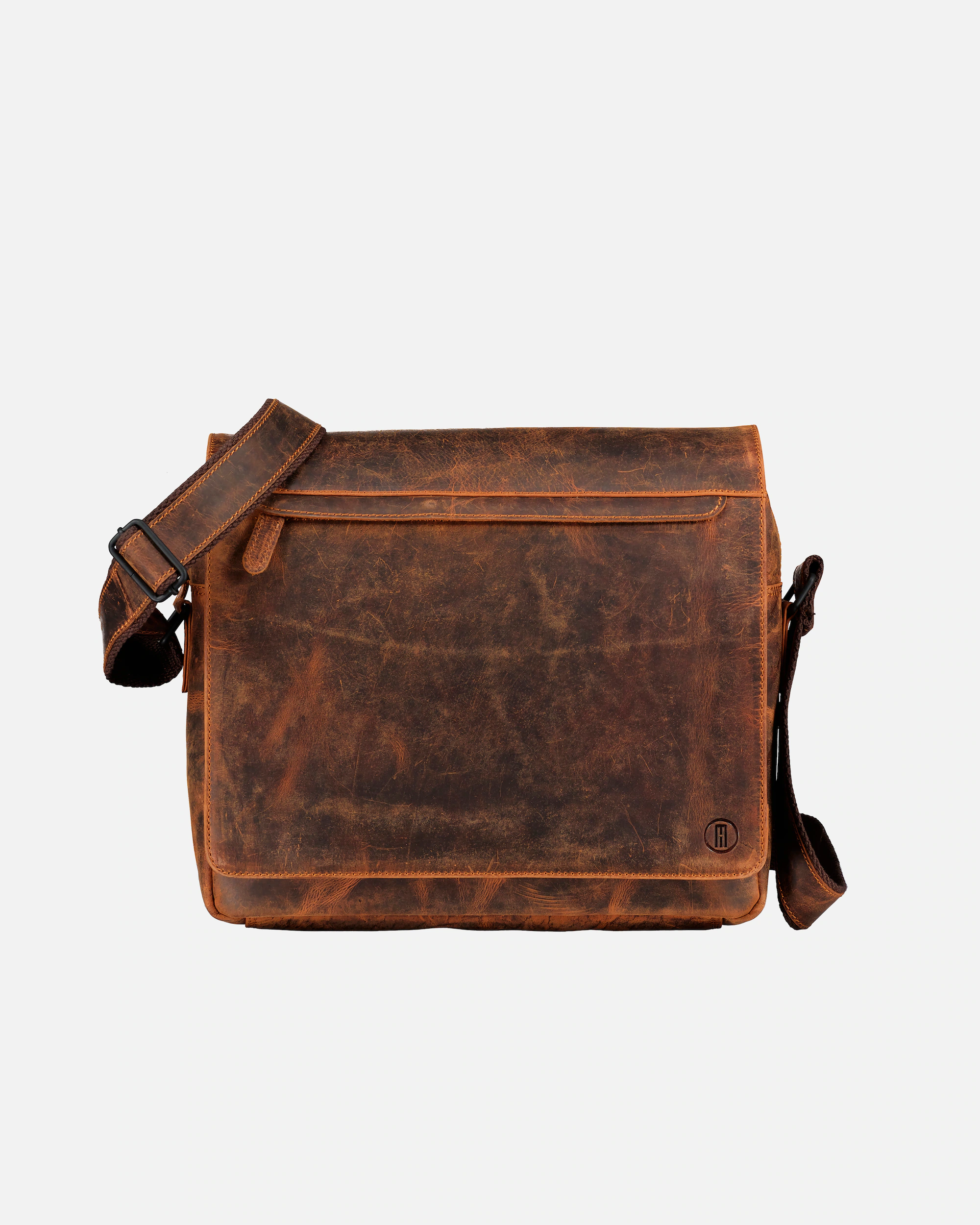Hausfelder Manufaktur Huntsville Habib Courier Bag with Laptop Compartment