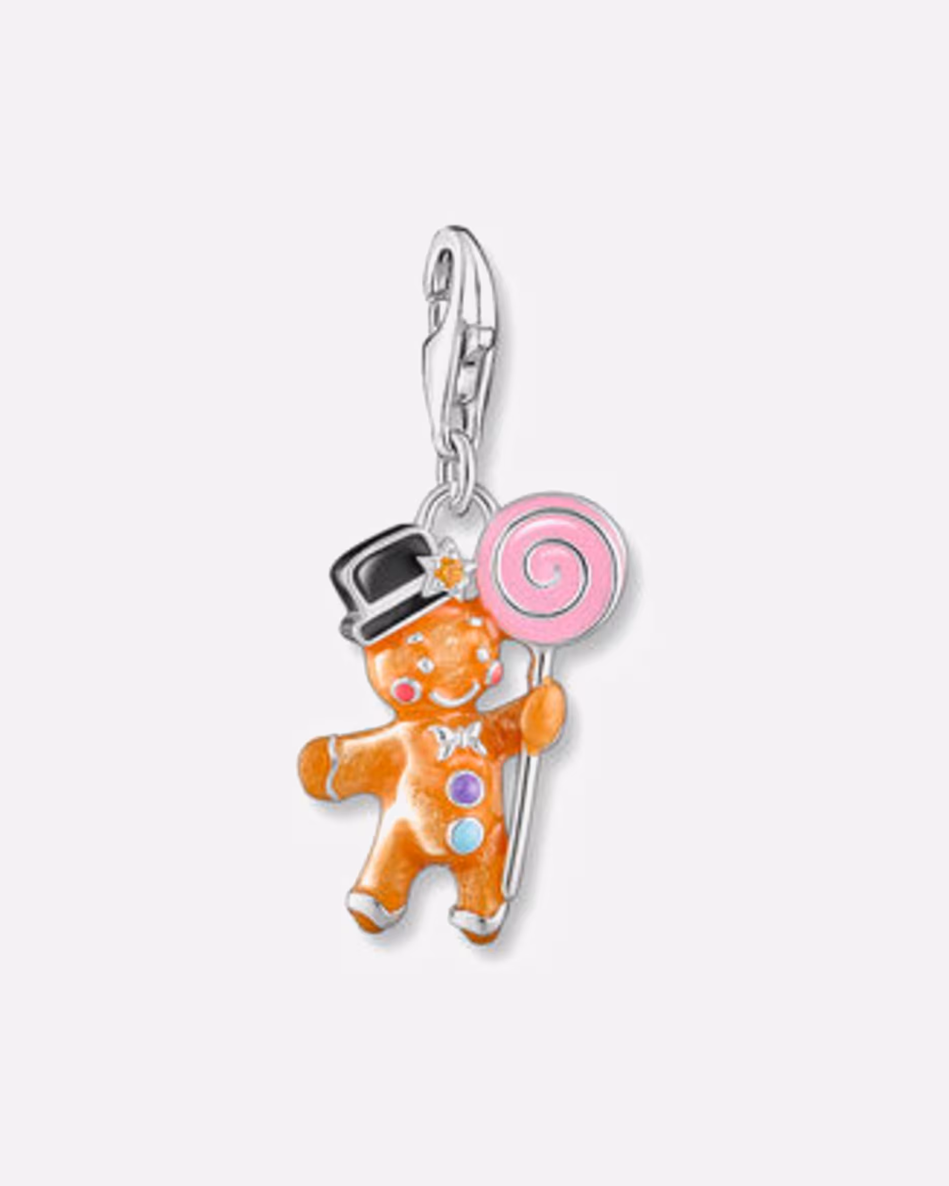 Thomas Sabo pendant charm 925 silver, enamel One Size