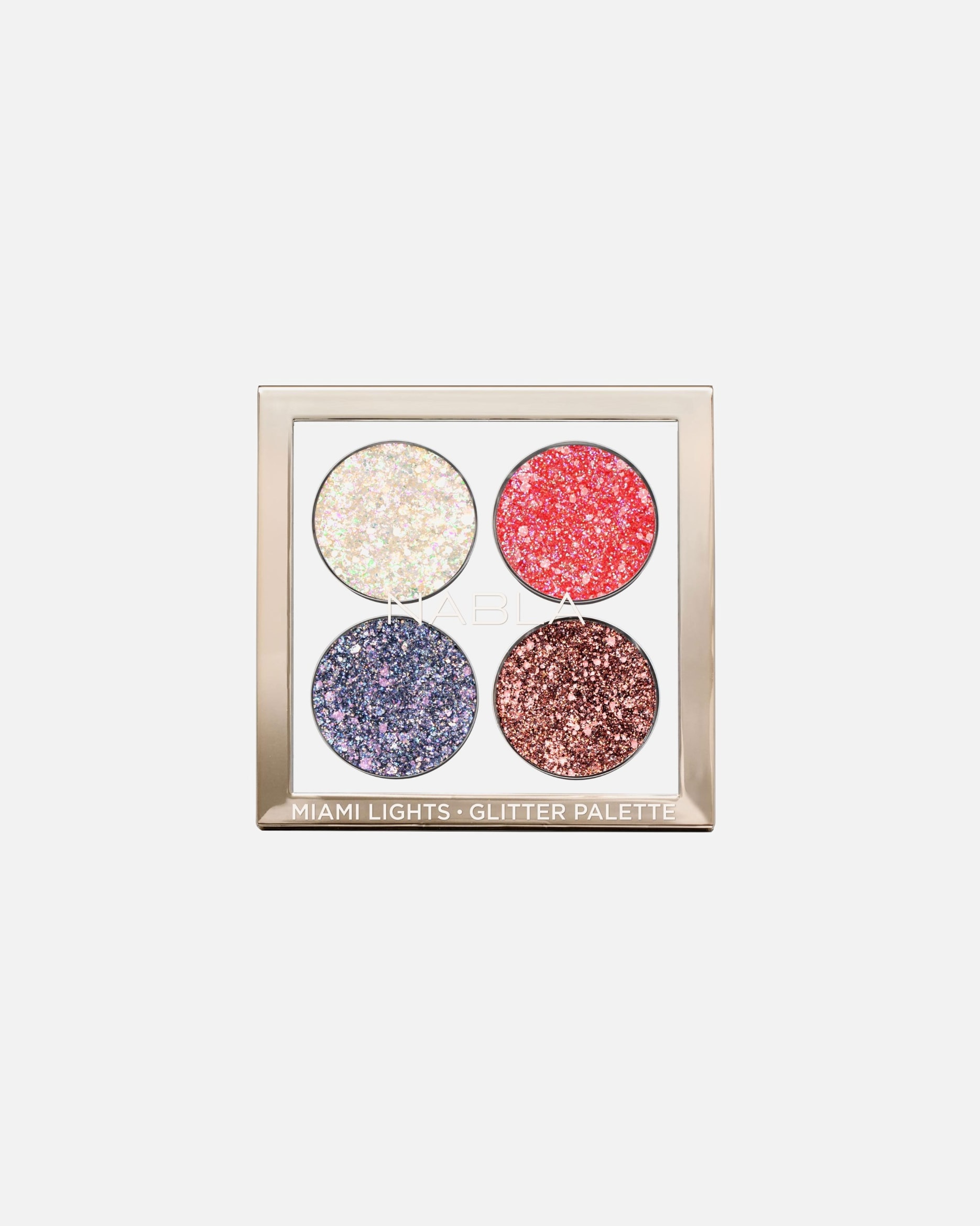 NABLA Eyeshadow Miami Lights Glitter Palette 4 g