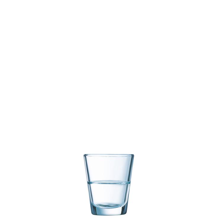 Arcoroc Shot stackable: Stack Up 4.5 cl with filling line 2 + 4 cl |-|, I: 45 ml, D: 50 mm, H: 60 mm