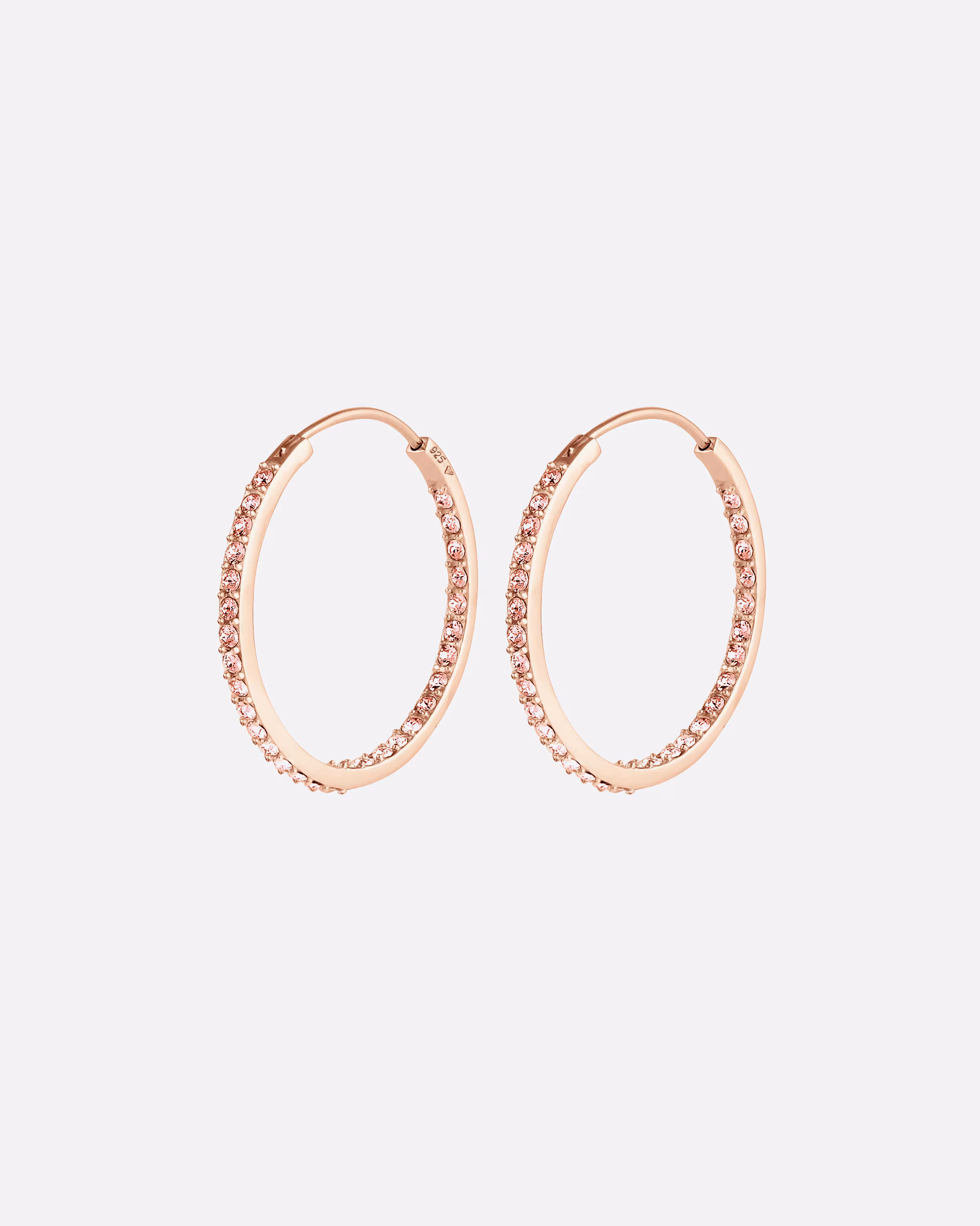 Elli earrings hoops crystals 925 silver