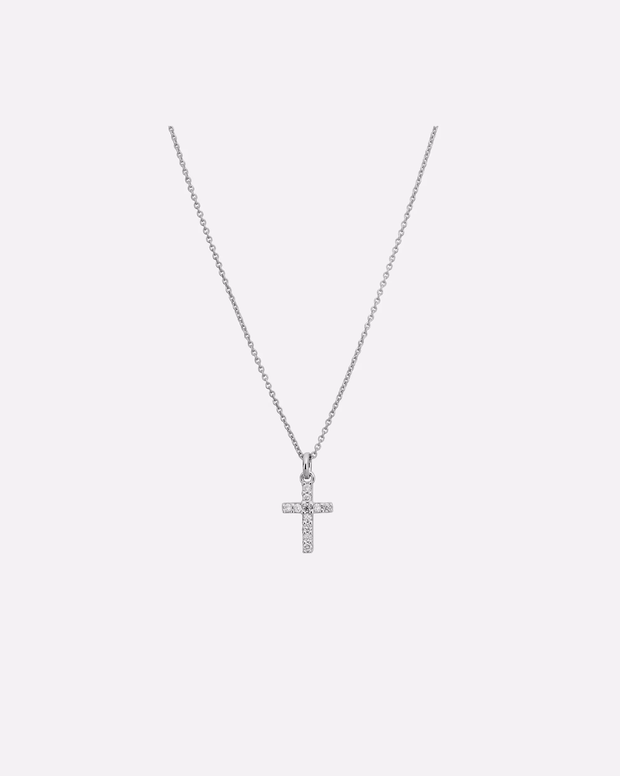 Lyomi necklace pendant with chain 585/- gold diamond white 0.14ct.