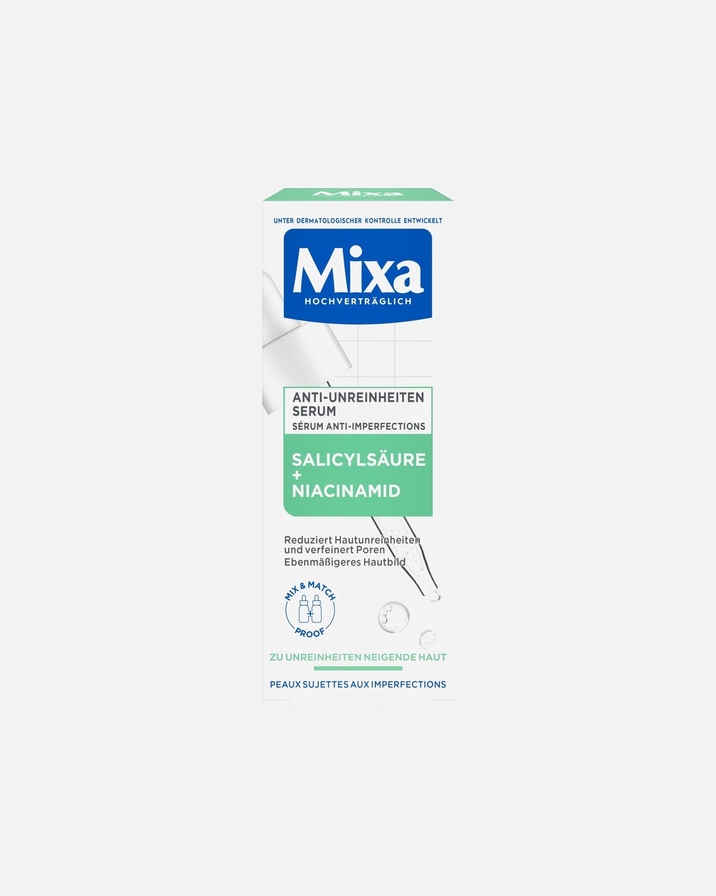 Mixa Moisturizing Serum Salicylic Acid + Niacinamide 30 ml