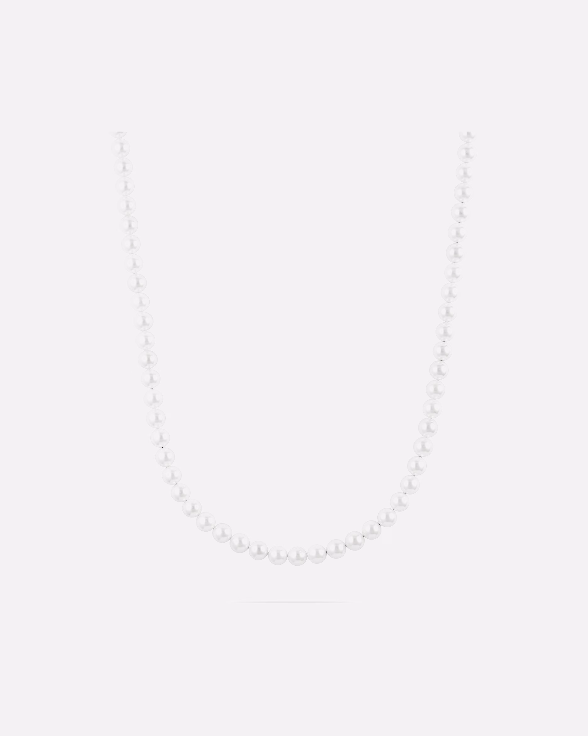 FAVS chain stainless steel, pearl One Size