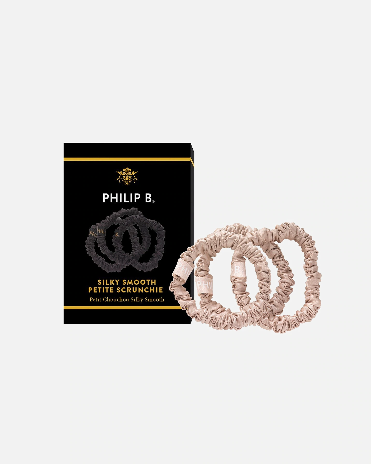 Philip B. Petite Champagne Scrunchie Hair Accessory