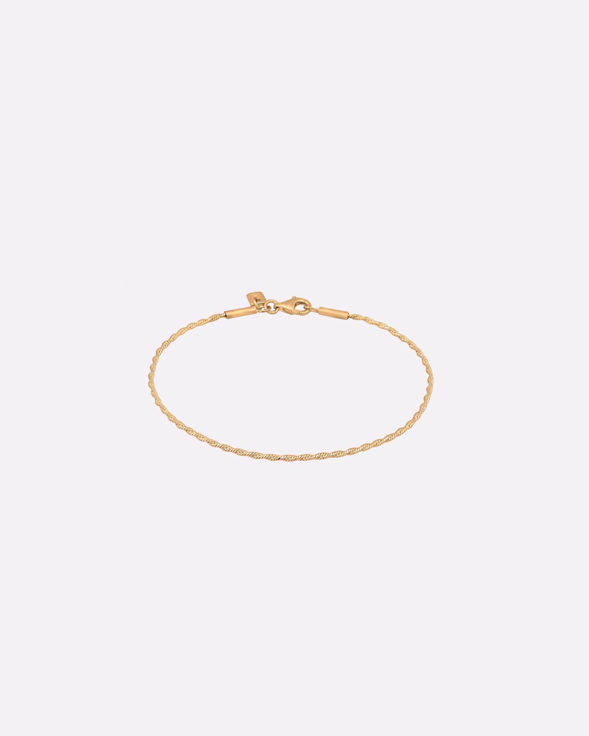 KUZZOI Bracelet Cord Chain 925 Sterling Silver, 23