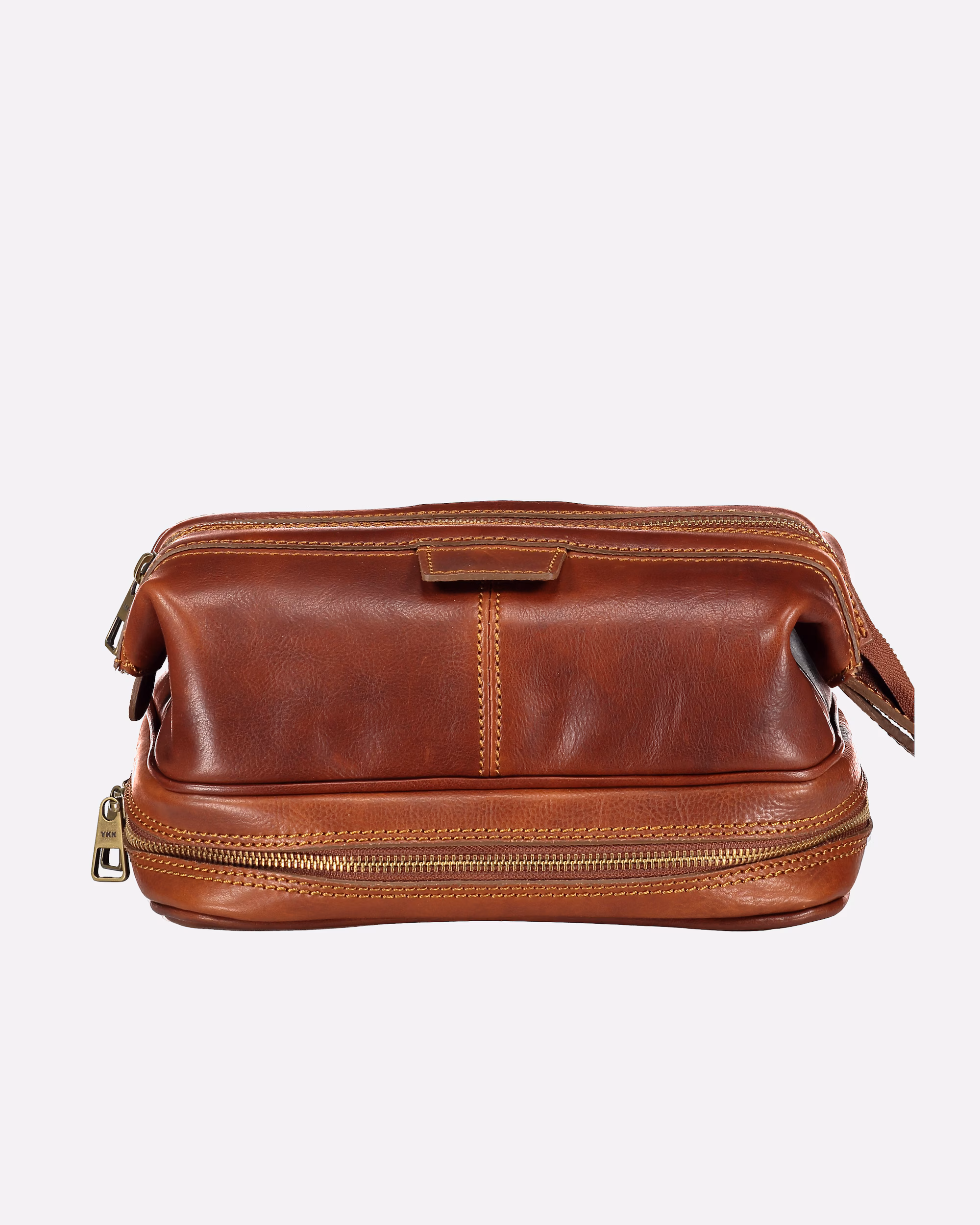 Hausfelder Manufaktur toiletry bag with bottom compartment