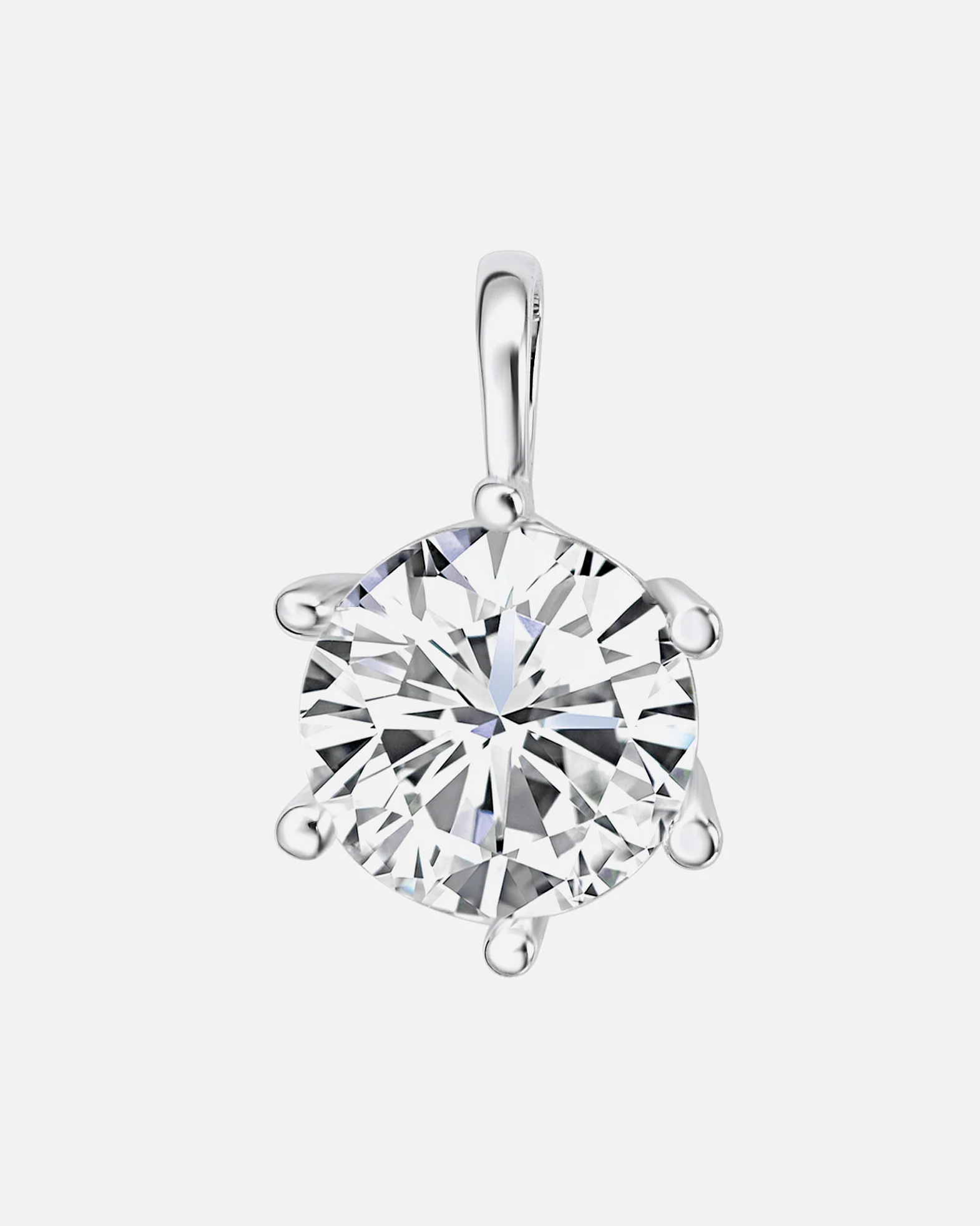 Rafaela Donata jewelry pendant brass decorated with crystals from Swarovski® in silver
