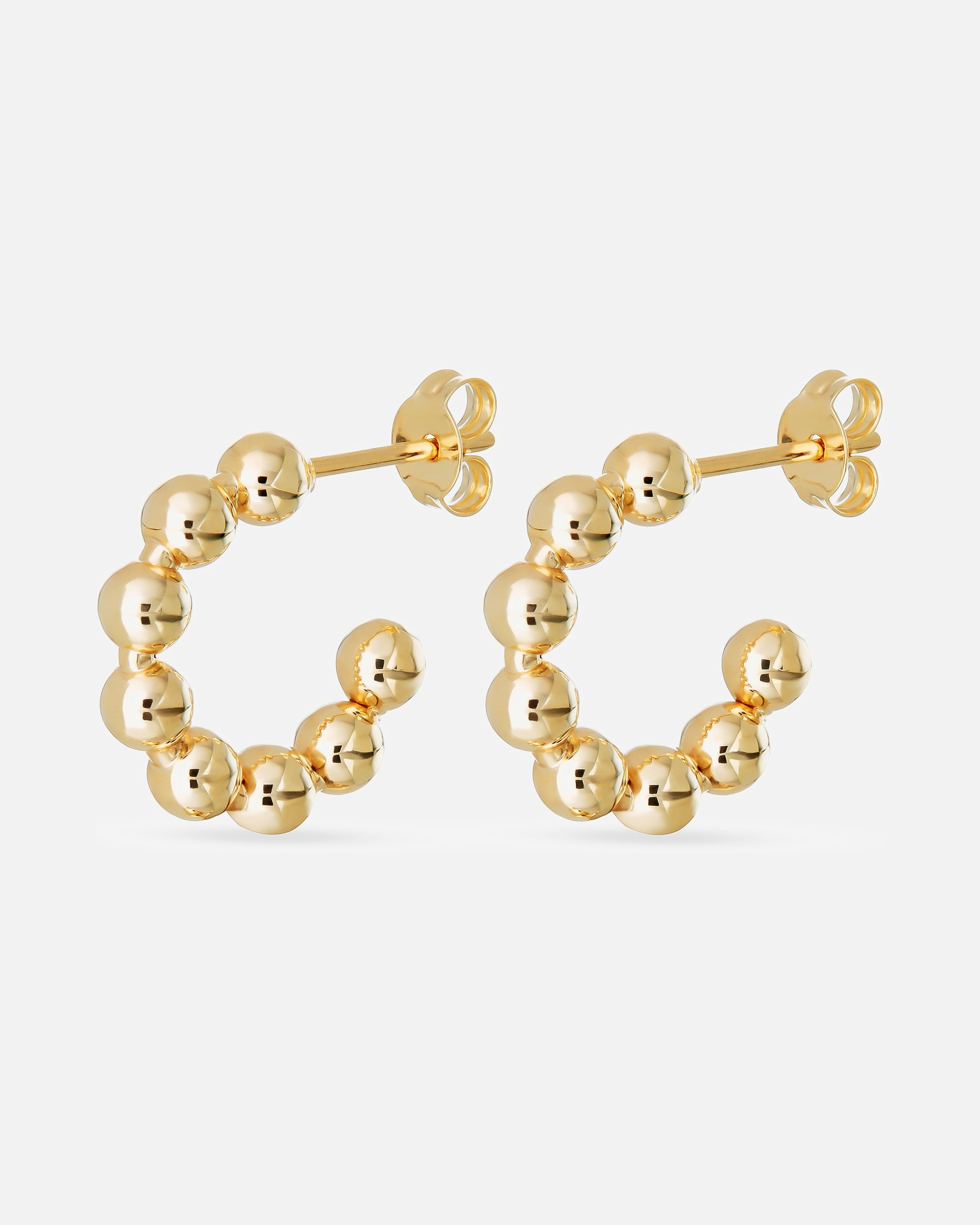 CHRIST Hoop earrings 375 yellow gold One Size