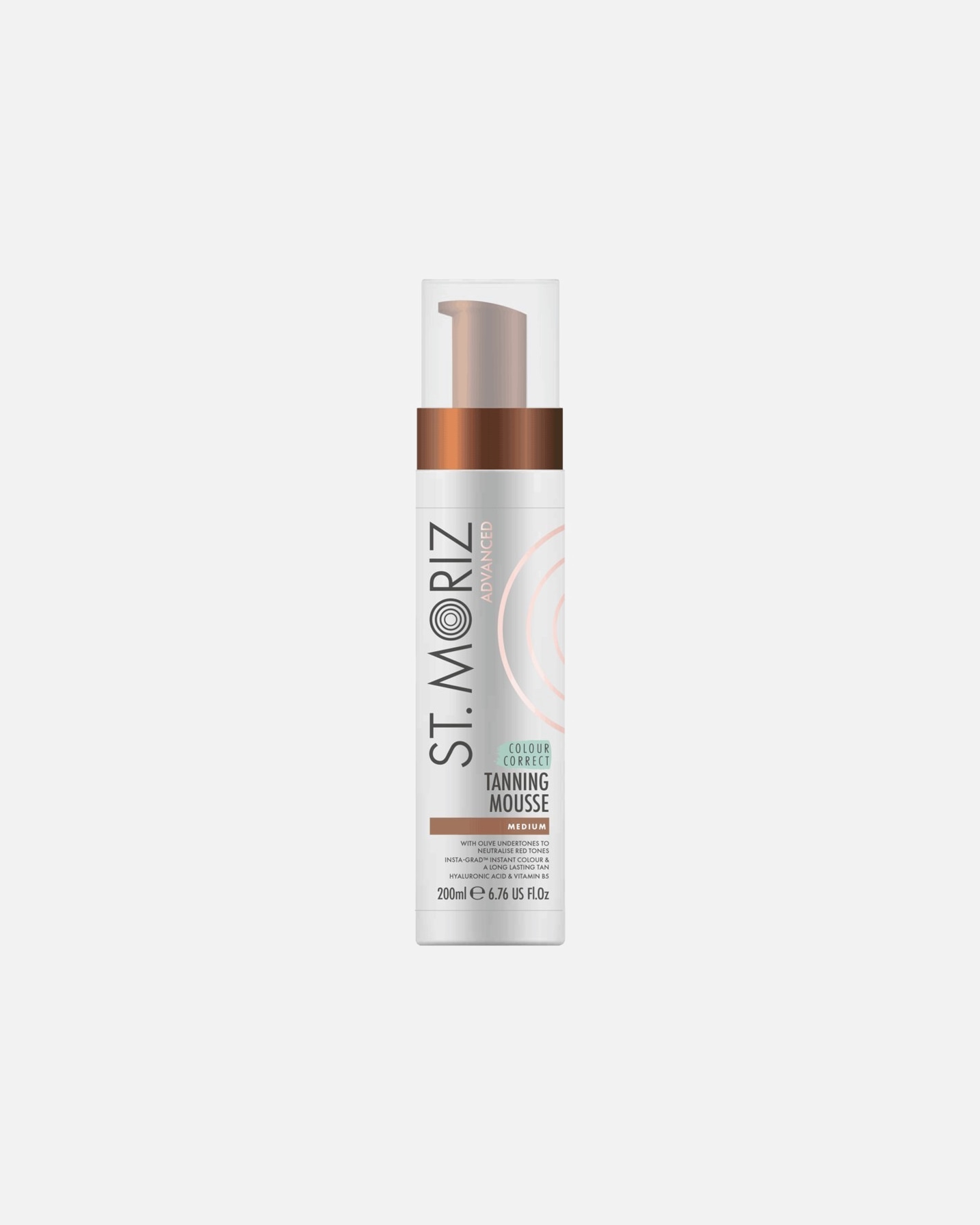 St. Moriz Self-Tanner Advanced Color-Correcting Self-Tanning Mousse – Medium Tan 200 ml