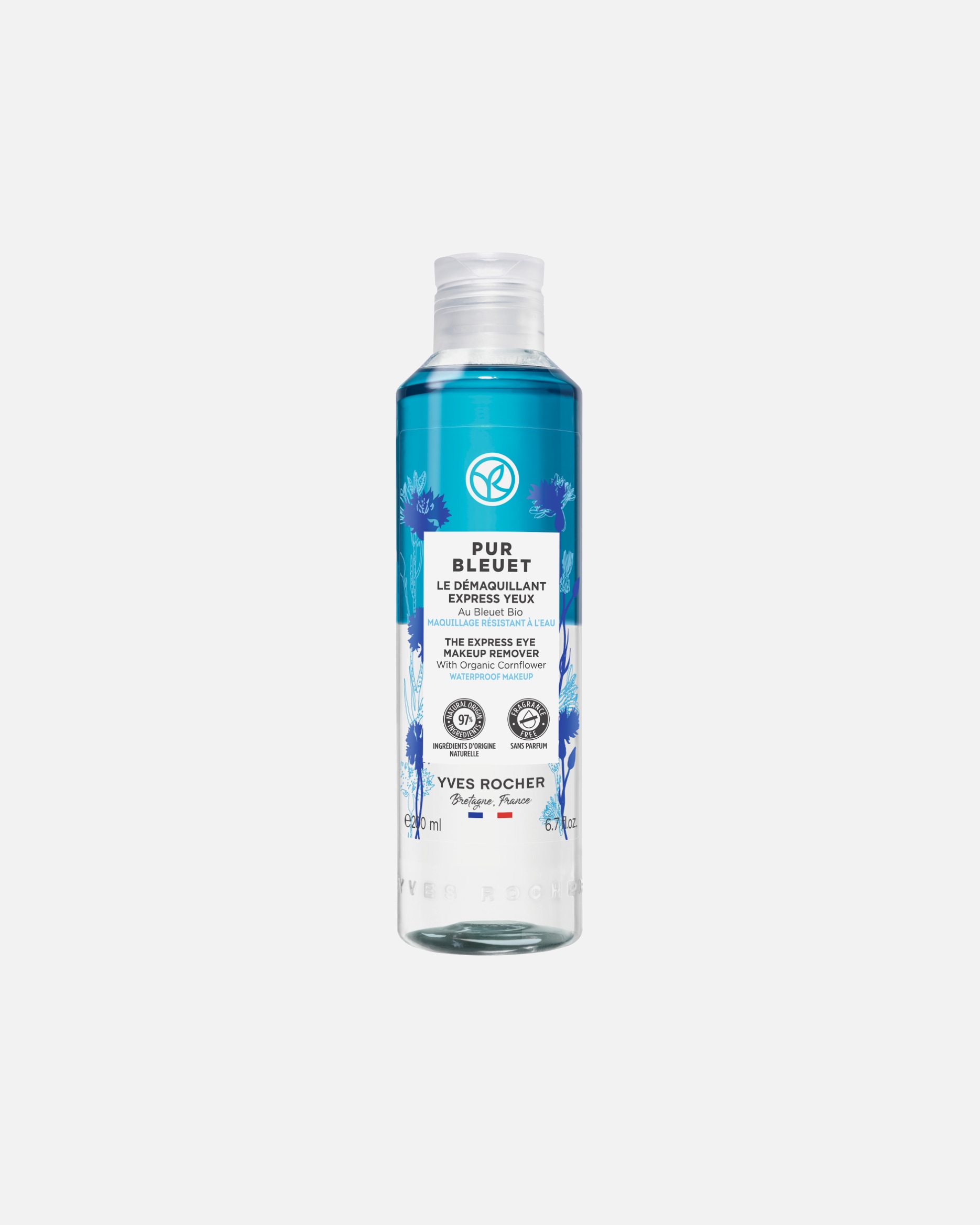 Yves Rocher make-up remover PUR BLEUET Express eye make-up remover 200 ml