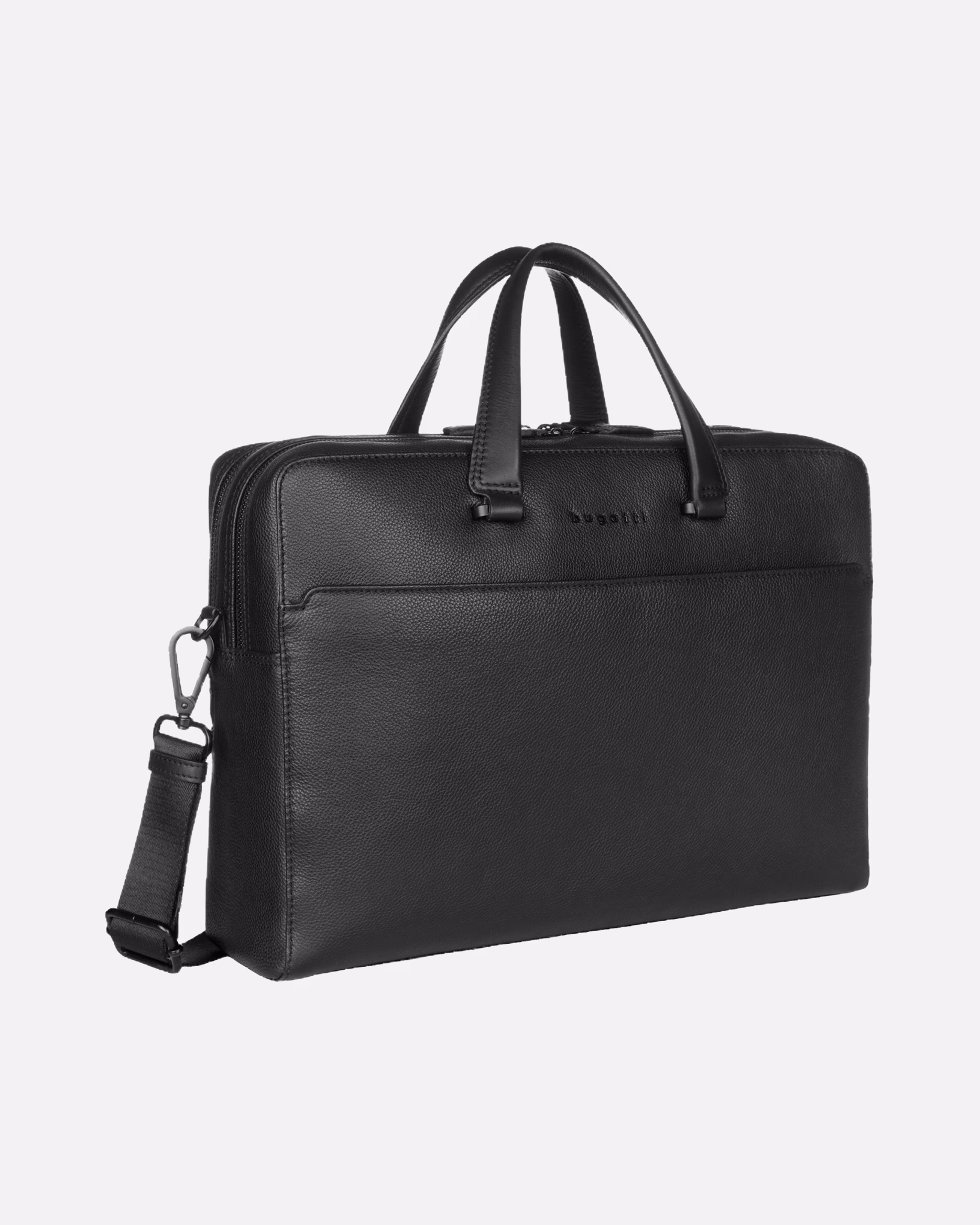 BUGATTI Black Briefcase Large,