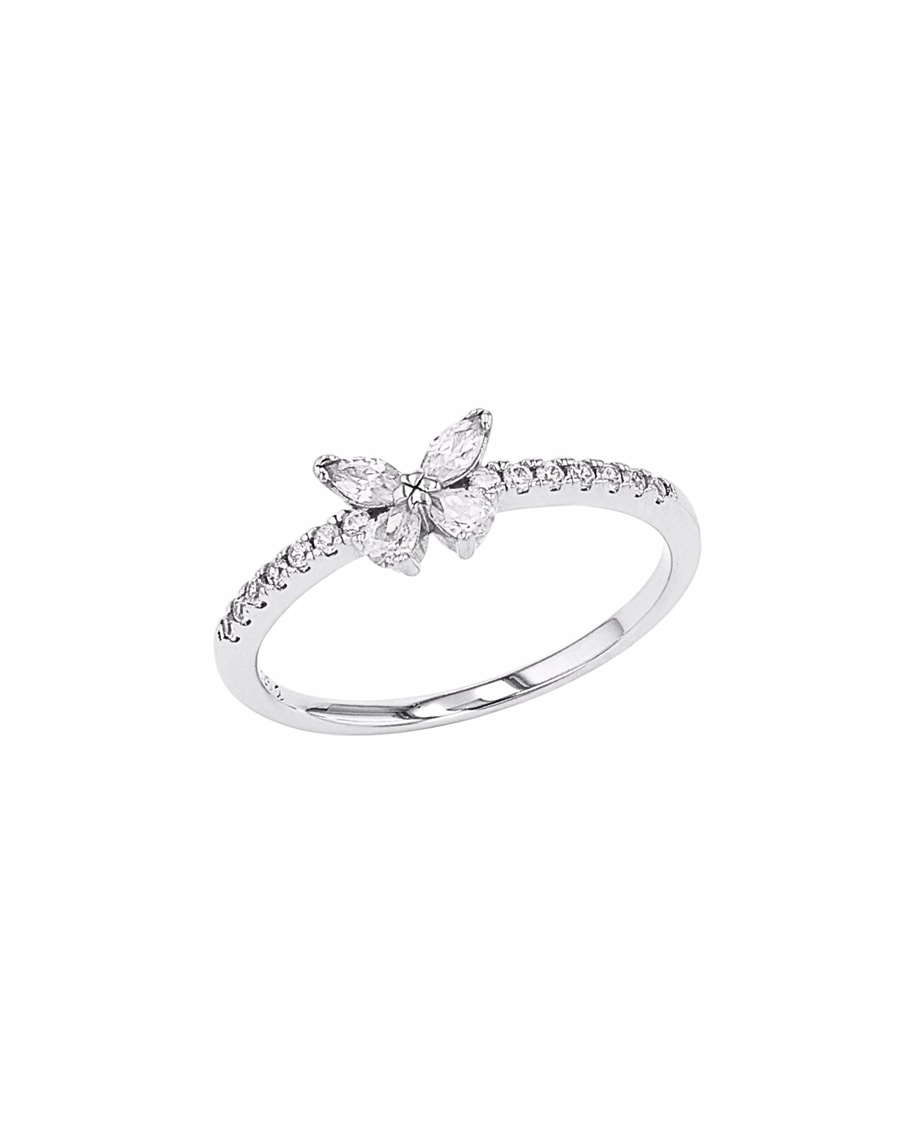 amor Ring for women, 925 sterling silver, zirconia synth.