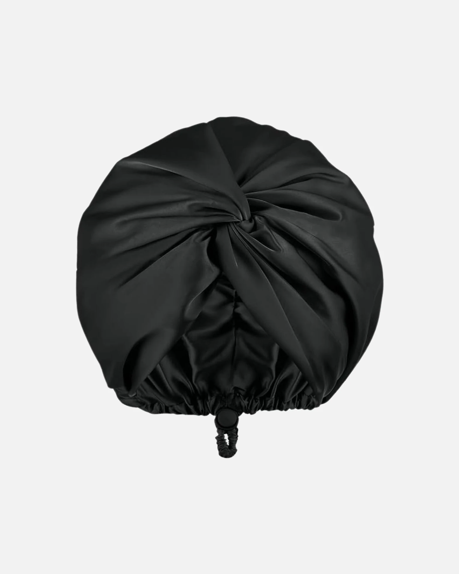 SOHO Satin Turban Bonnet, Black