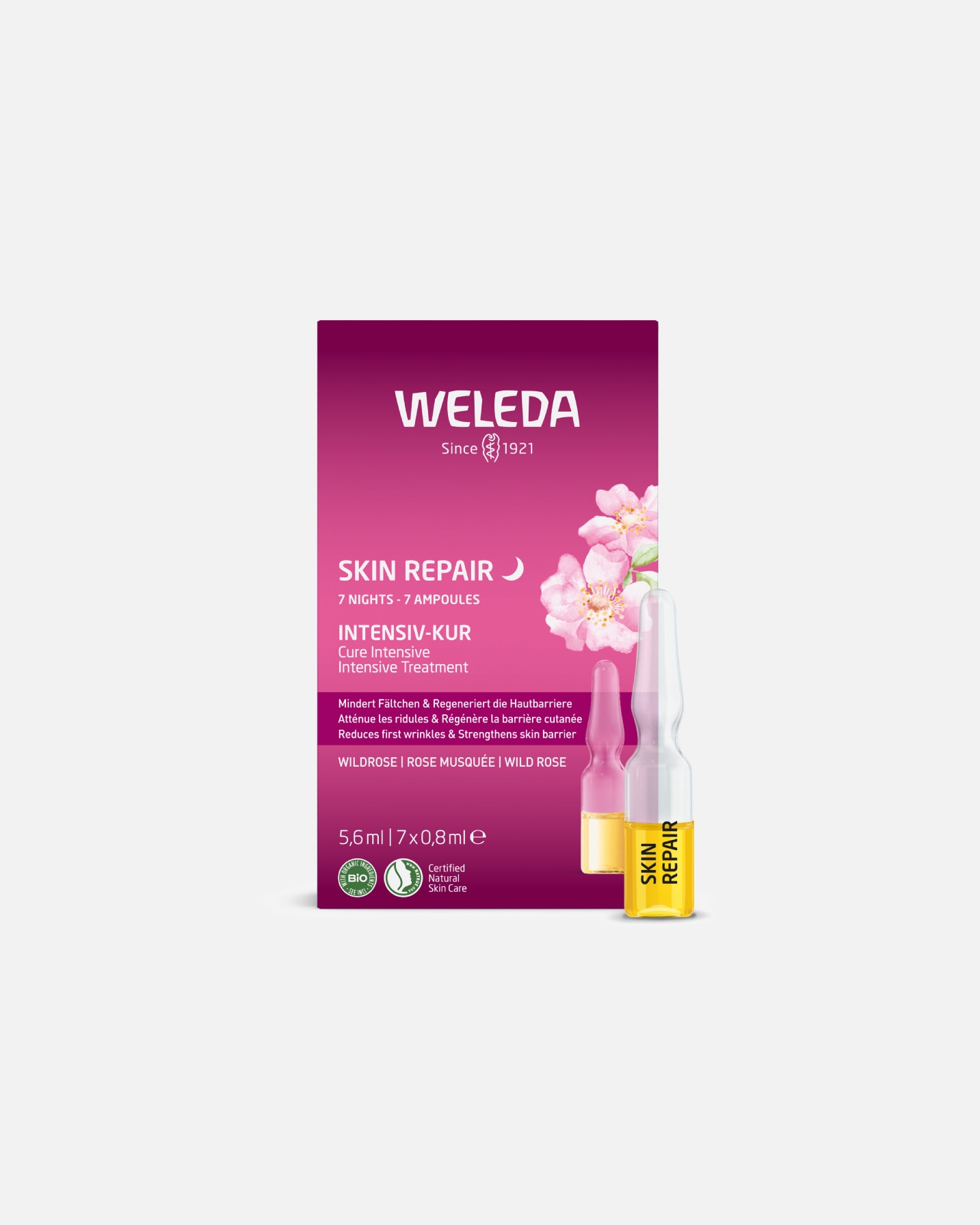 Weleda Ampoule Serum Skin Repair Intensive Treatment Wild Rose 5.6 ml