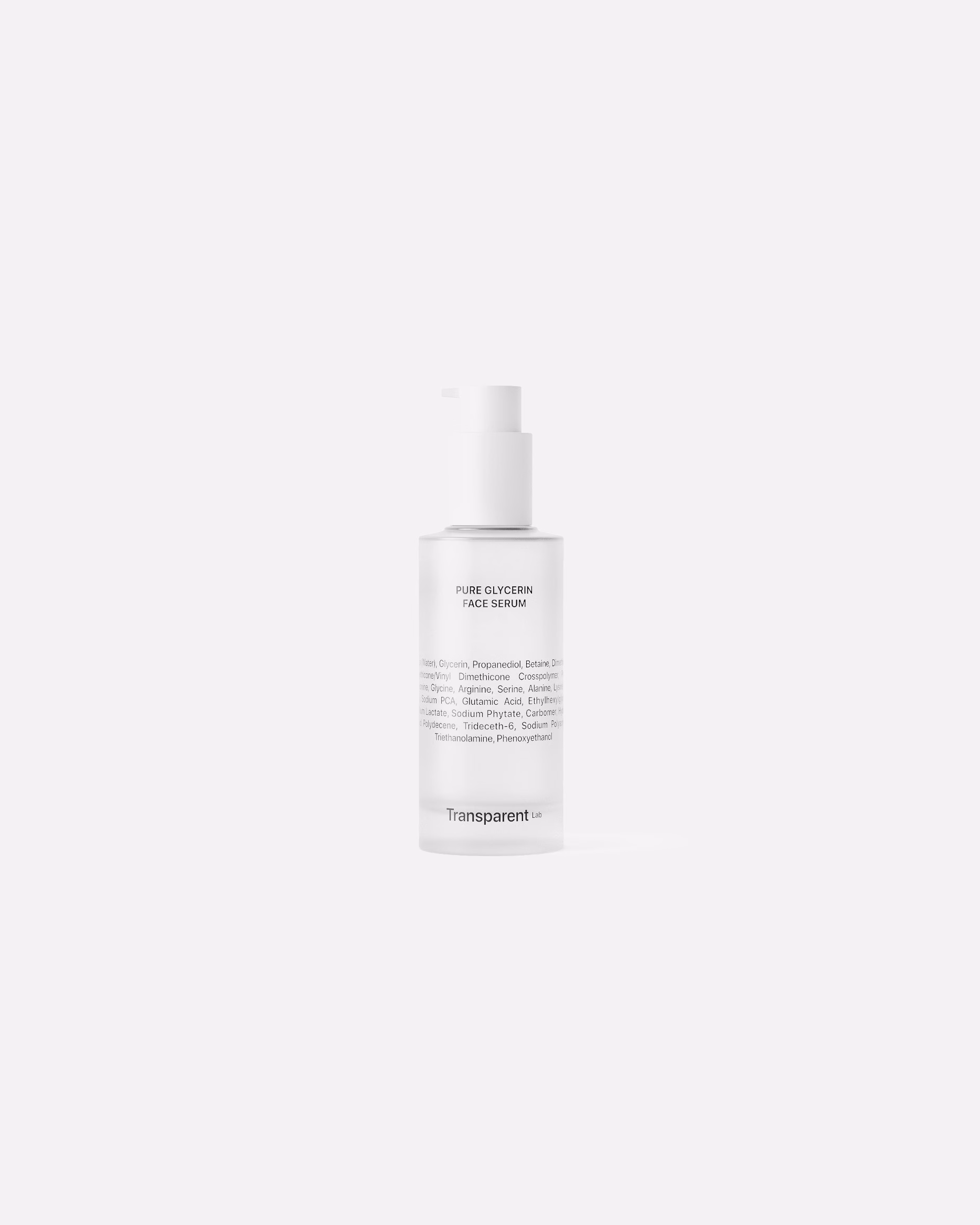 Transparent Lab Moisturizing Serum PURE Glycerin Face Serum 50 ml