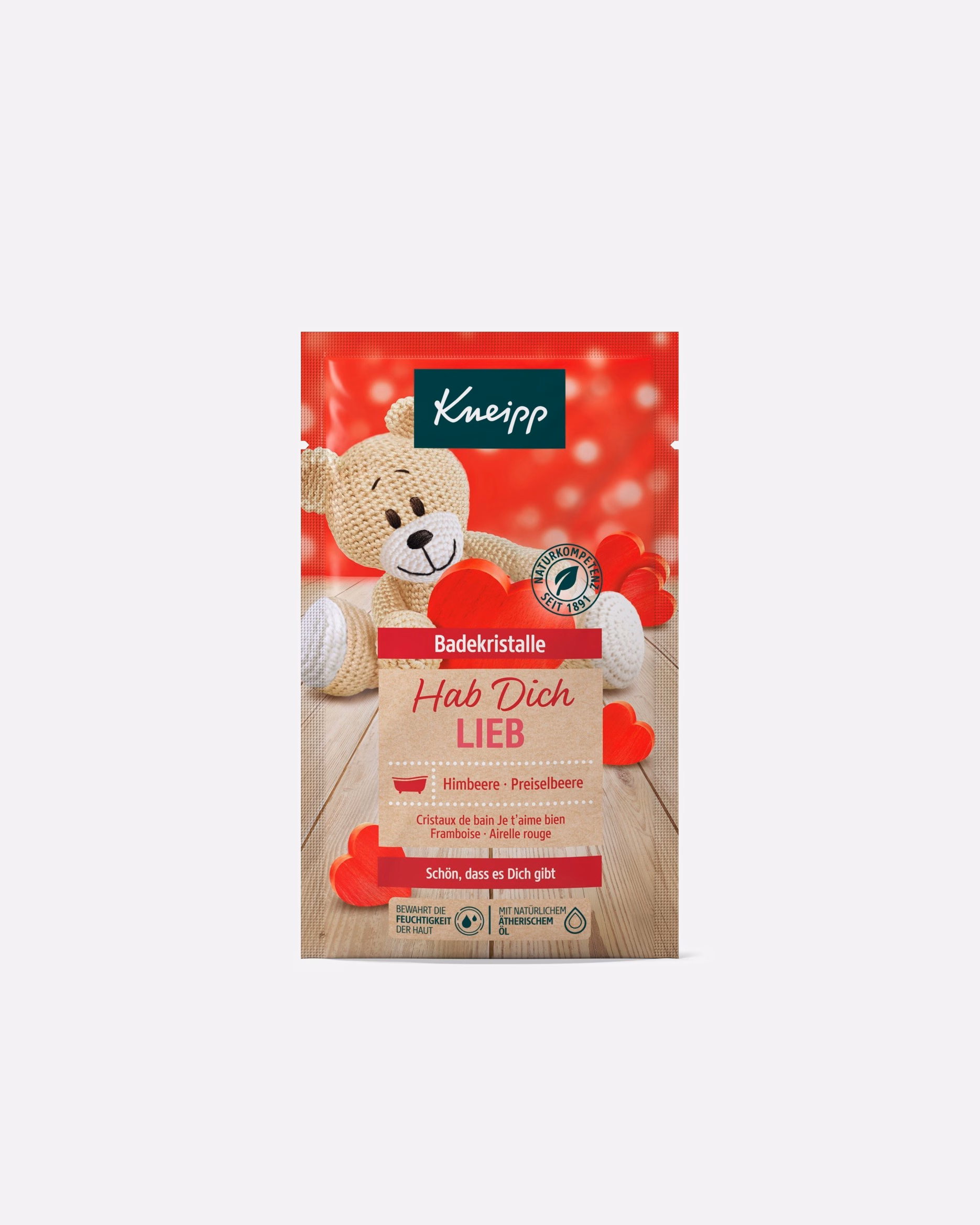 Kneipp Bath Additive Bath Crystals Love You - Raspberry & Cranberry