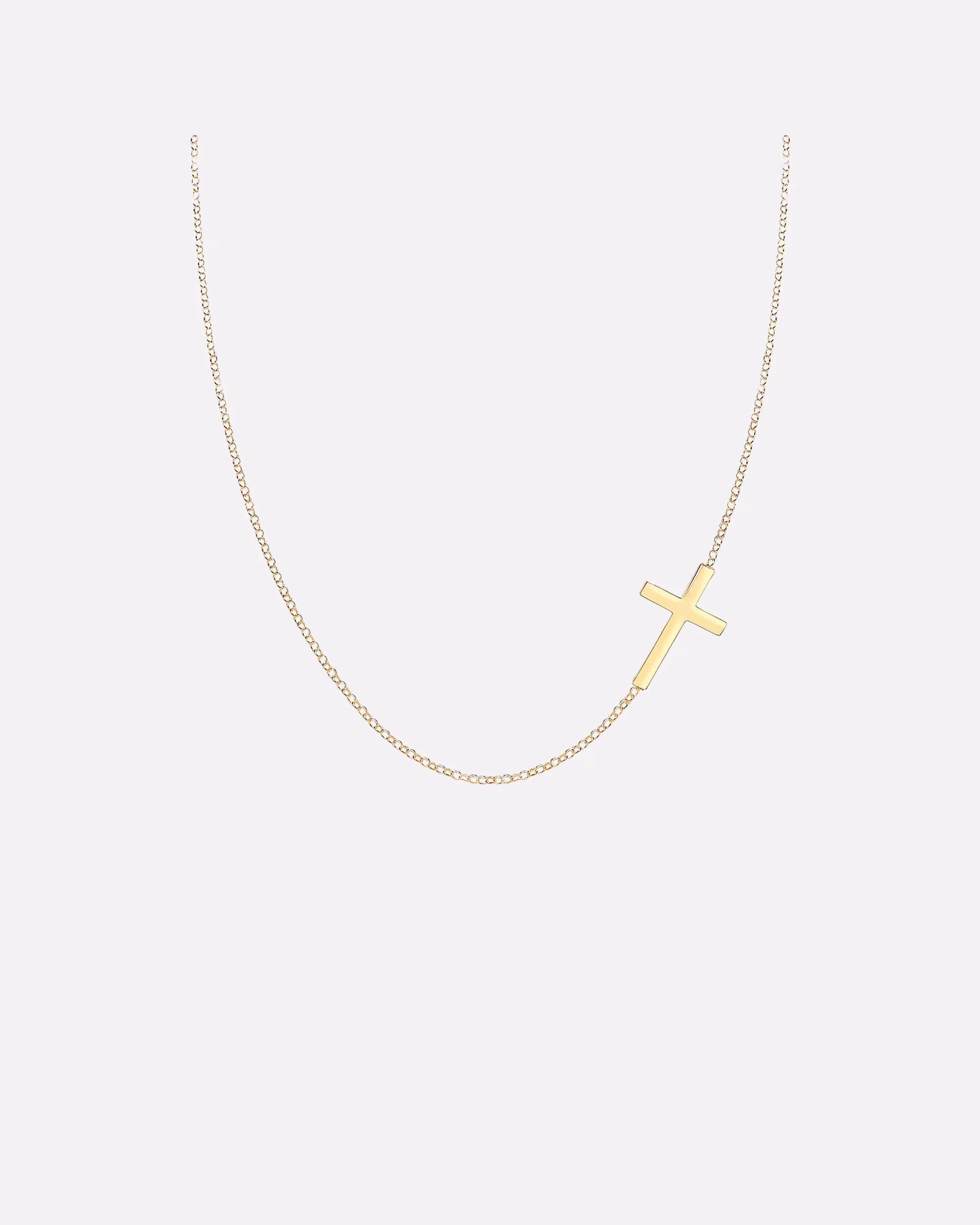 Elli necklace trend cross symbol faith religion 925 silver
