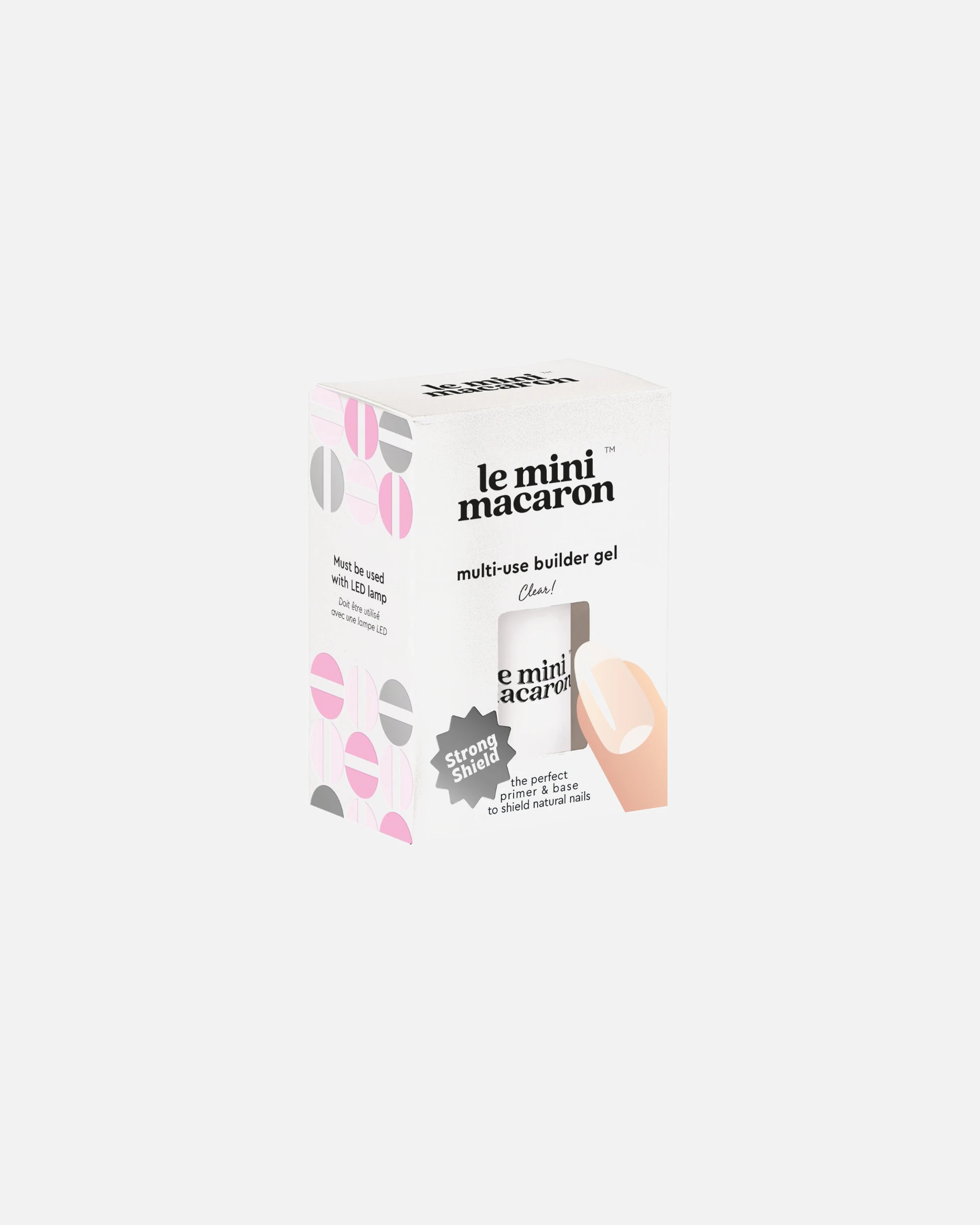 Le Mini Macaron UV nail polish BUILDER GEL CLEAR