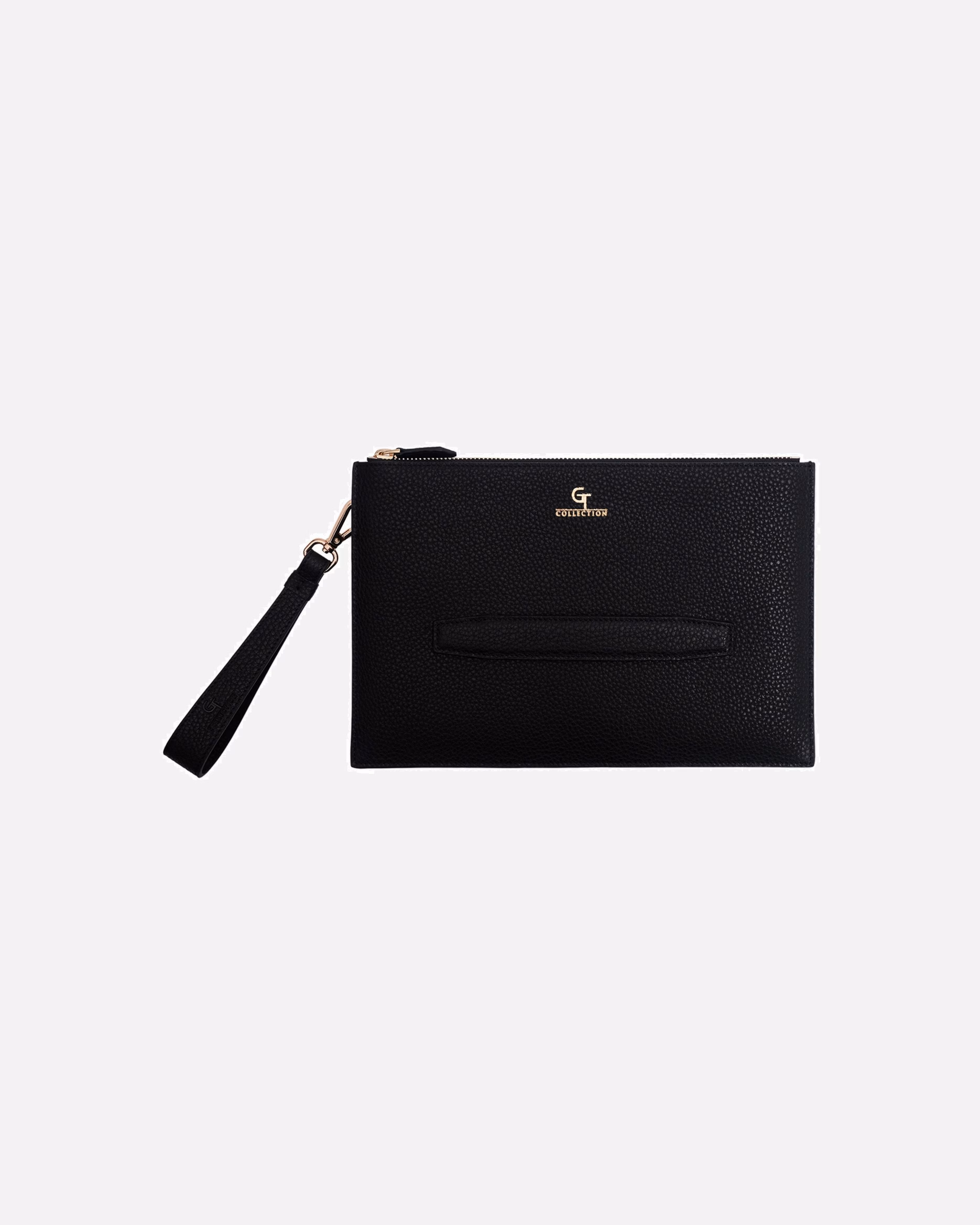 GT Collection Waist Bag Men's Handbag GT Leather, schwarz