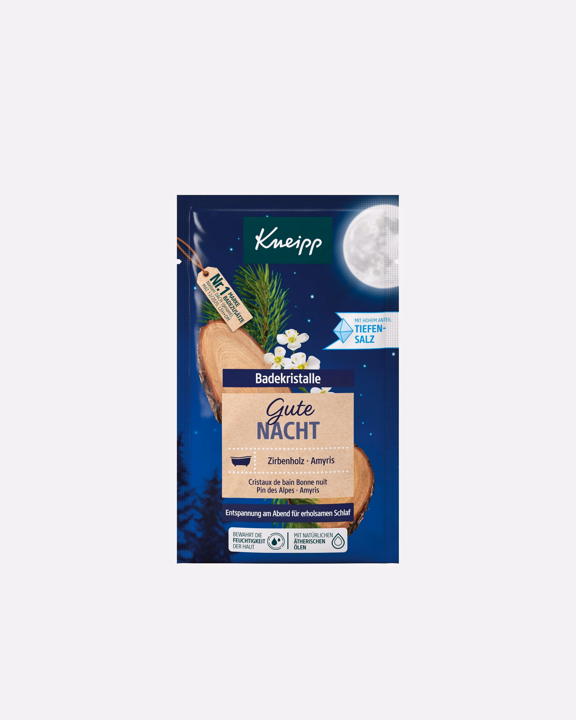 Kneipp Bath Additive Bath Crystals Good Night, Swiss Pine & Amyris 60 g