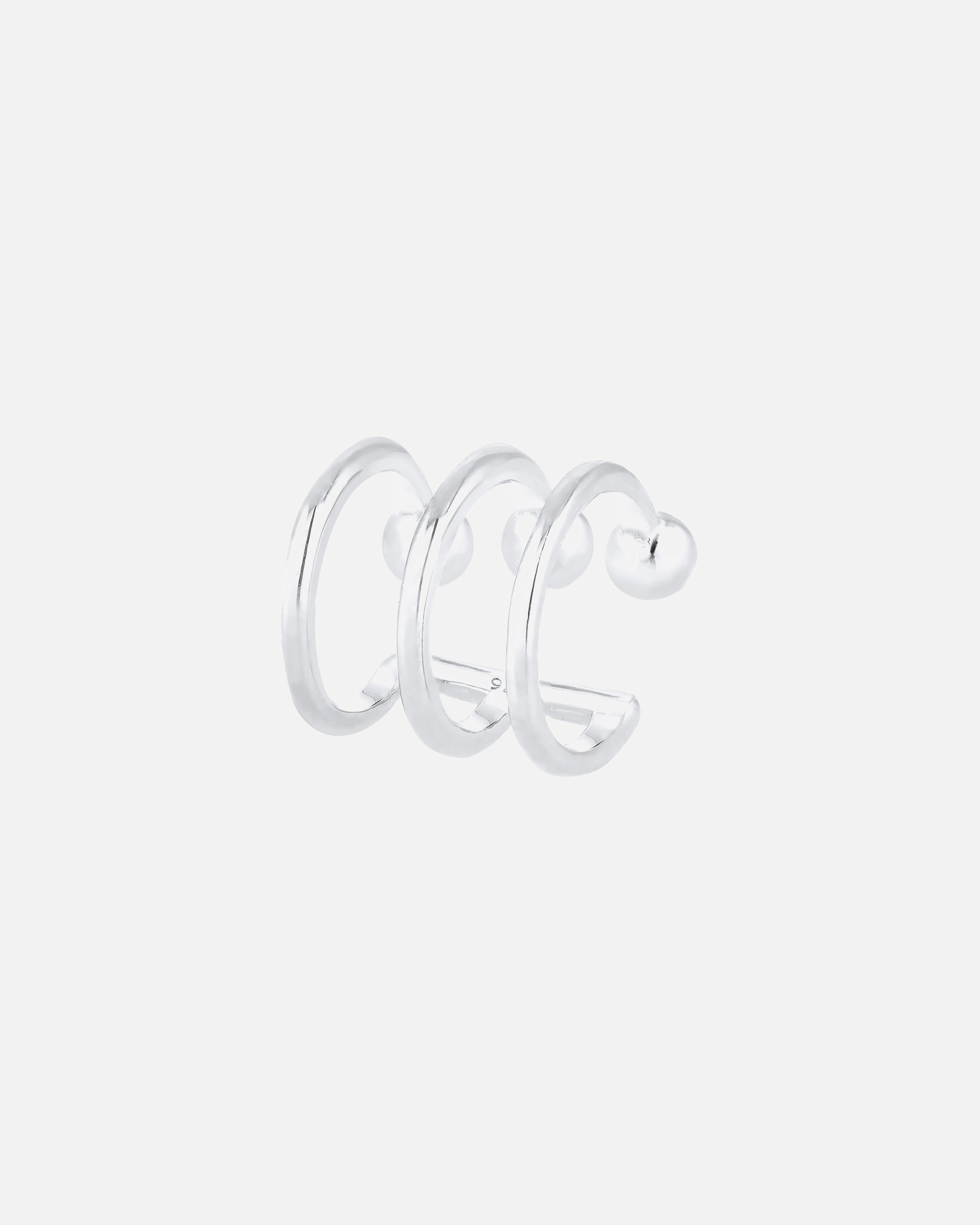 Elli Ear Cuff Single Earcuff Ear Clip Balls Basic 925 Silver