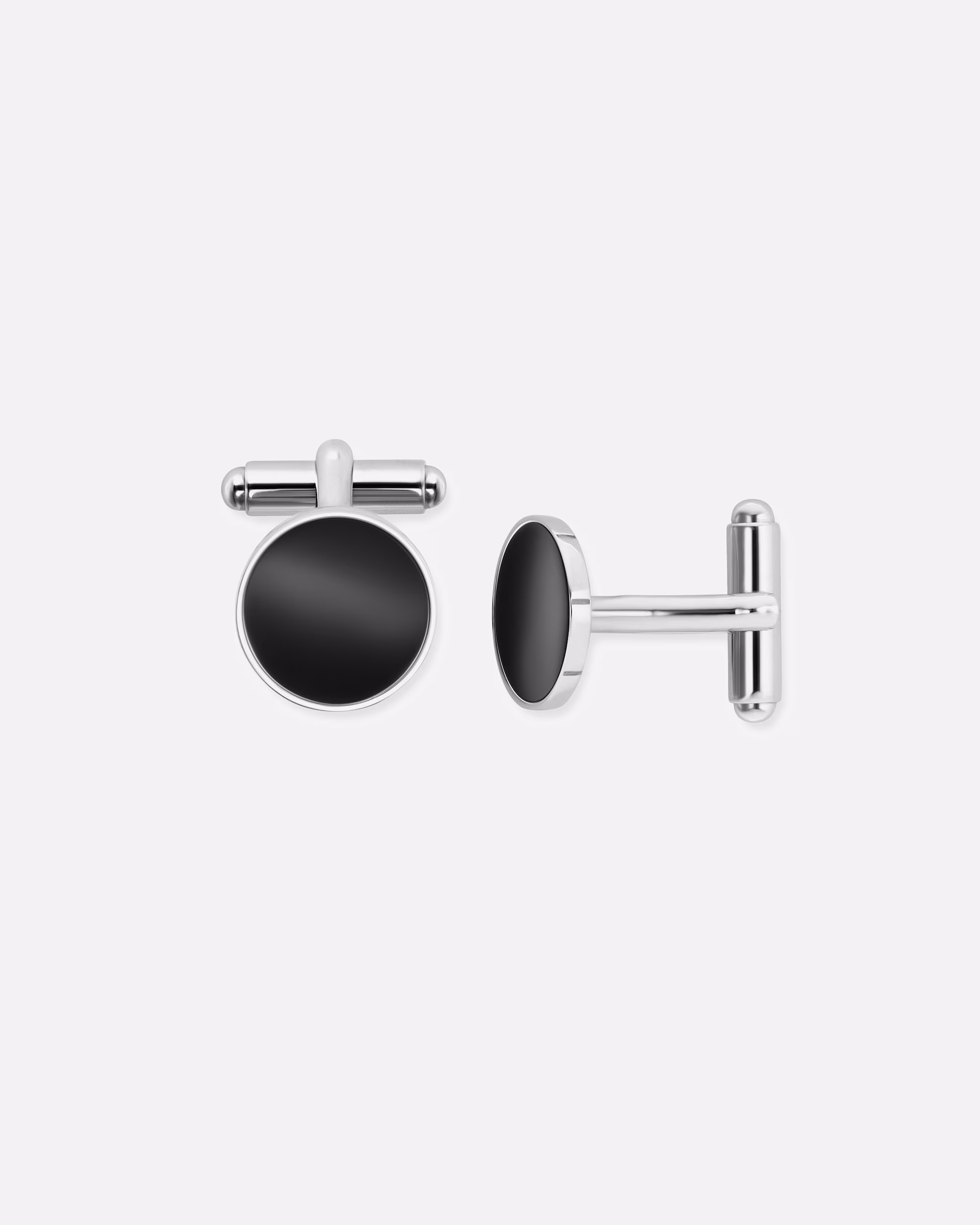 caï cufflinks cufflinks 925/- Sterling silver onyx