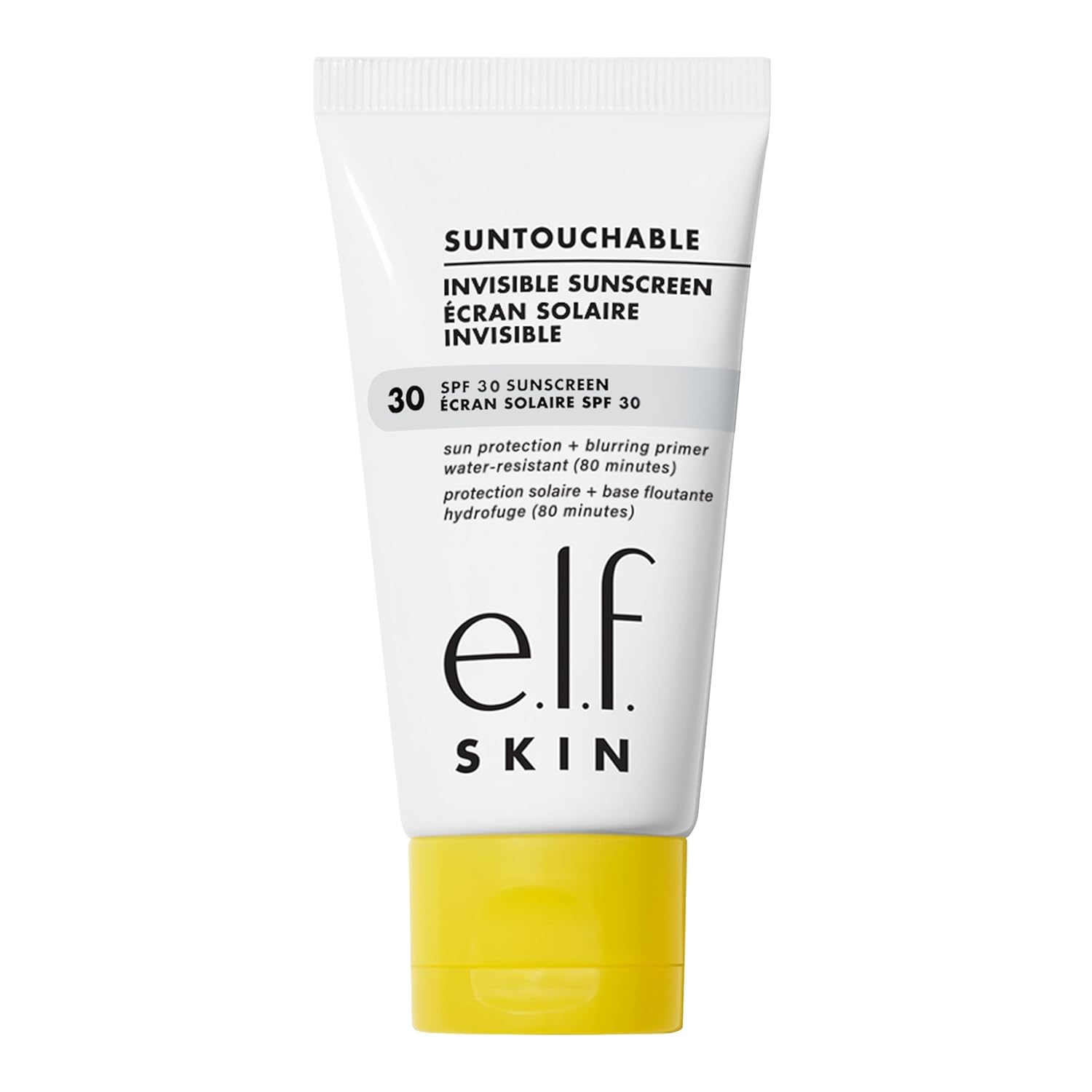 e.l.f. e.l.f. eleven. SKIN Suntouchable! Invisible SPF 30, Lightweight Gel-Based Sun Protection for an Even Complexion, Serves As A Makeup Foundation, Vegan & Cruelty Free, 50 ml