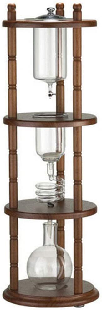 WEUN Siphon Coffee Machine, Vacuum Coffee Maker, Ice Drop Coffee Machine, Round