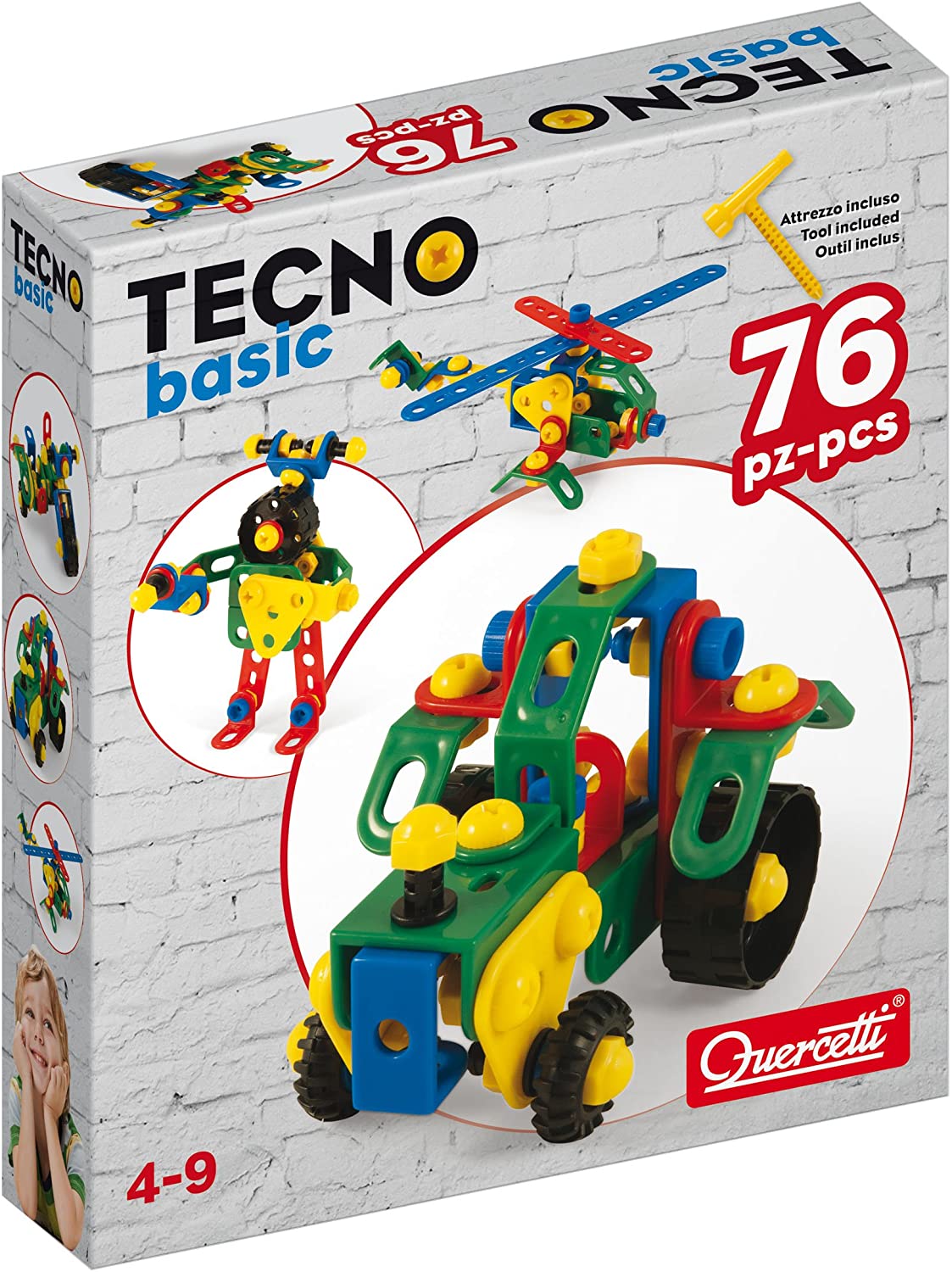 Quercetti Tecno 0562 – Basic 76 Pz 1 Accessory)