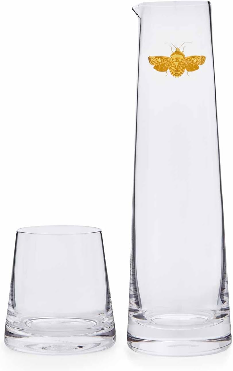Portmeirion Spode CRC8838-XD Glass Carafe with Cup