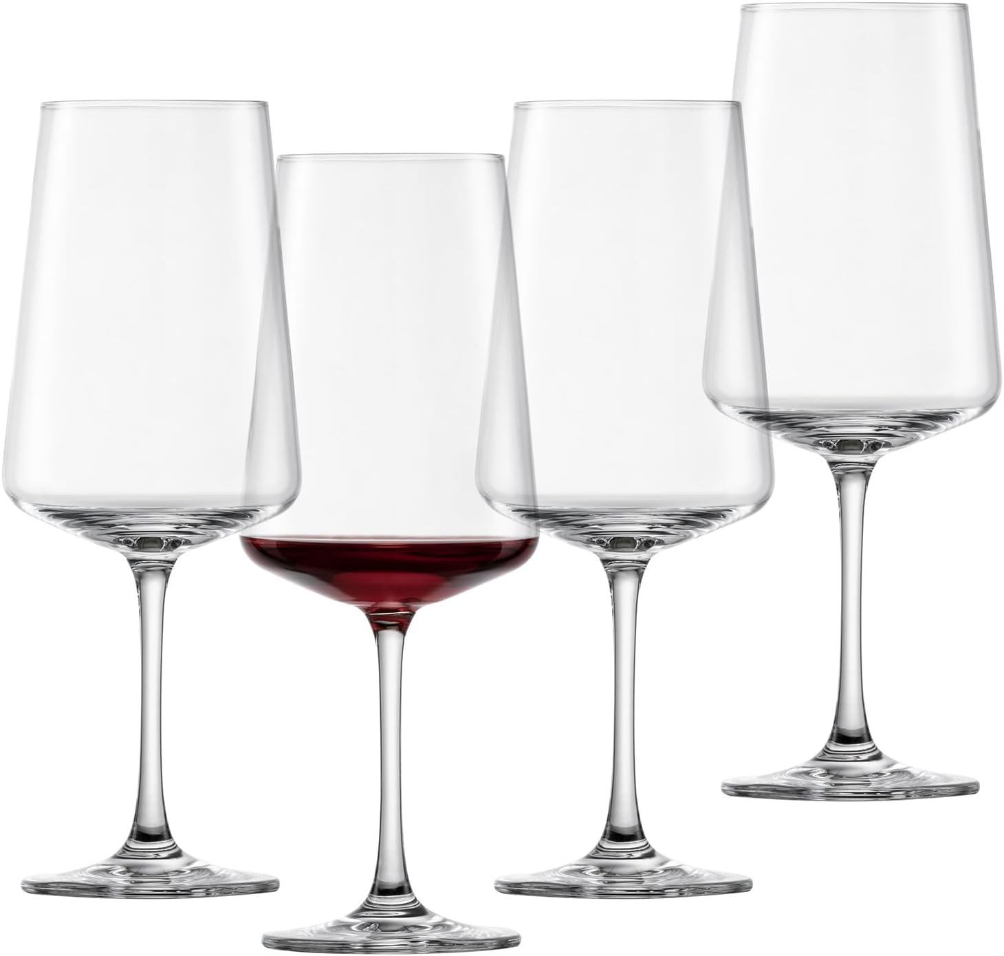 SCHOTT ZWIESEL MioVino red wine glass (set of 4), dishwasher-safe Tritan crystal glasses, made in Germany (item no. 124051)