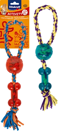 Dog toy activity rope large, 1 piece