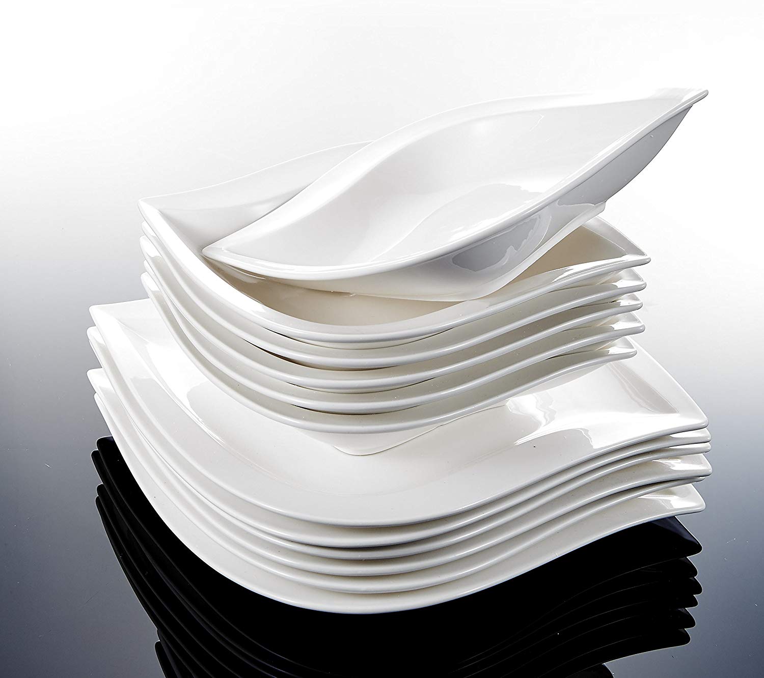 Malacasa Elvira Series Set Of Crockery For 6 People