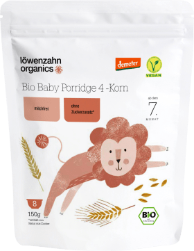 Löwenzahn Organics Cereal porridge 4-grain after the 6th month - demeter, 150 g