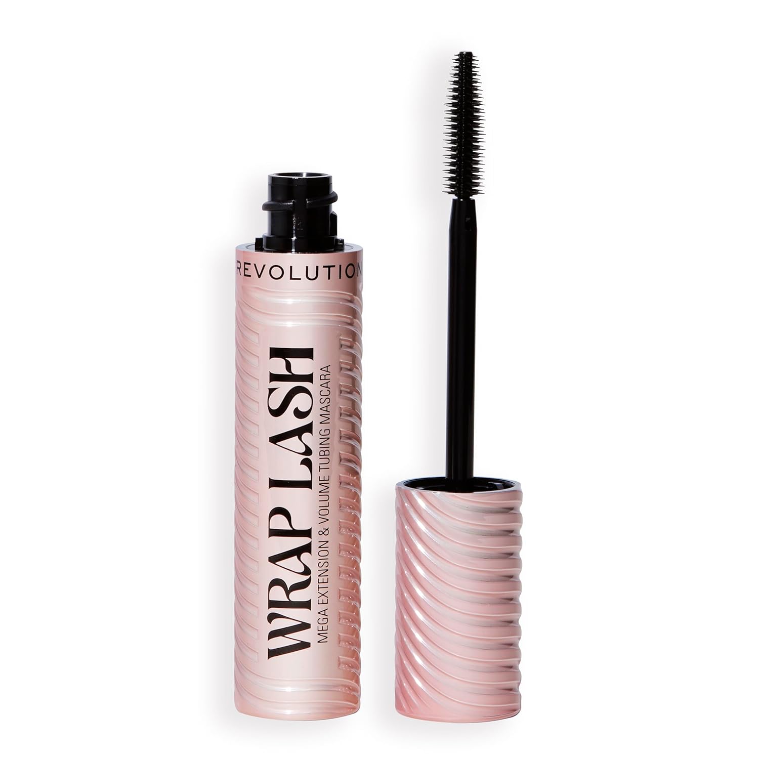 Revolution Beauty London Revolution, Wrap Lash Tubing Mascara, Smudge-proof & Waterproof for Maximum Length and Volume, Vegan & Cruelty Free, Black, 8.5 ml