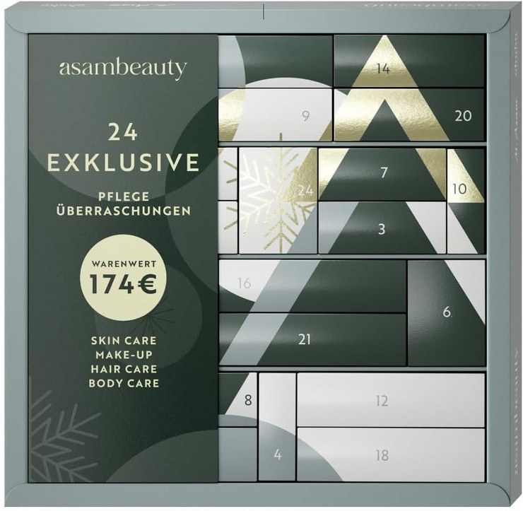 M. Asam ASAM Advent Calendar 2024 Beauty Women\'s Beauty Edition Women Cosmetics Advent Calendar Asambeauty 24 Gifts Care Woman Advent Calendar