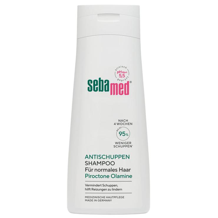 Sebamed Anti-dandruff shampoo 200 ml, also for oily hair and dry scalp, 50% less dandruff after only 14 days, for daily cleaning, for men and women, mild care formula