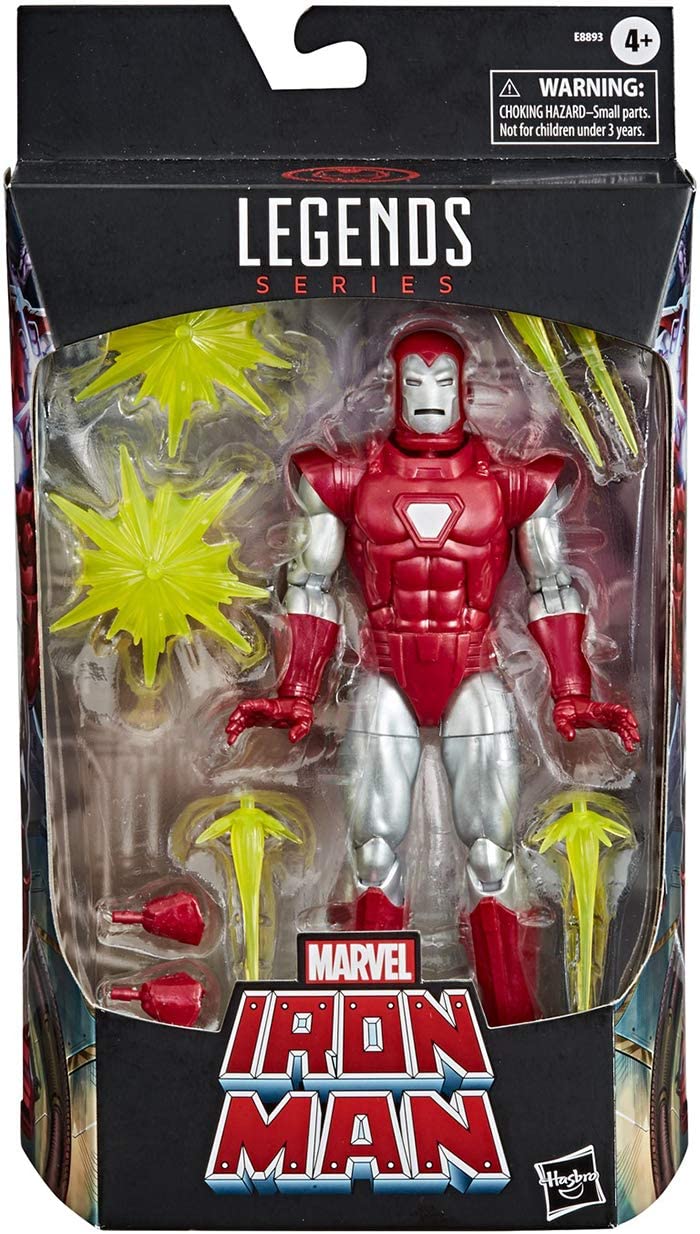 Marvel Hasbro Legends Series Classic 6-Inch Iron Man Silver Centurion Actio