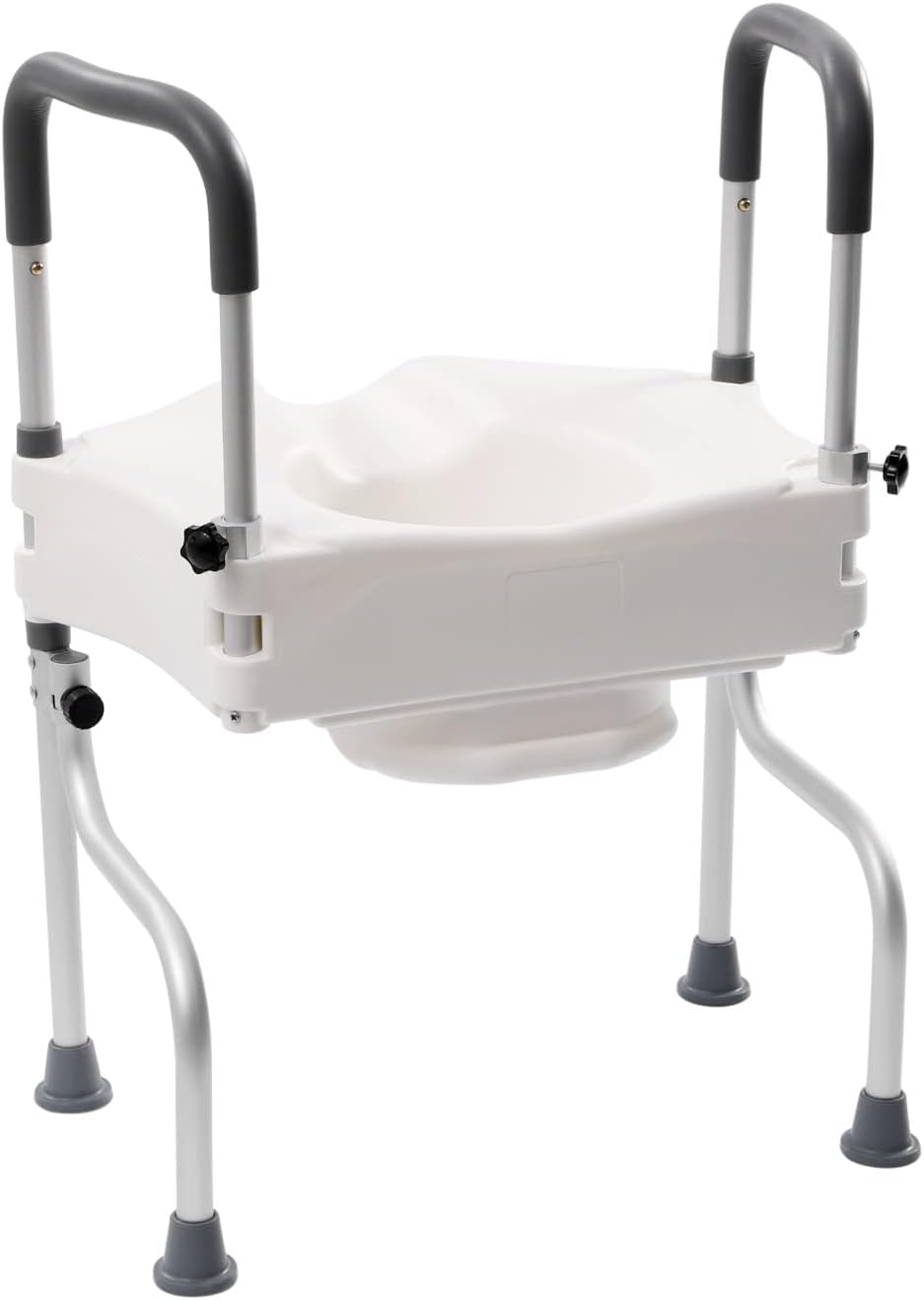 TaNeHaKi Raised Toilet Seat with Armrests, Lift Platform for Elderly, Disabled