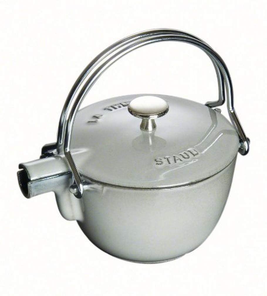 Staub 1650018 Round Teapot / Kettle, Graphite Grey