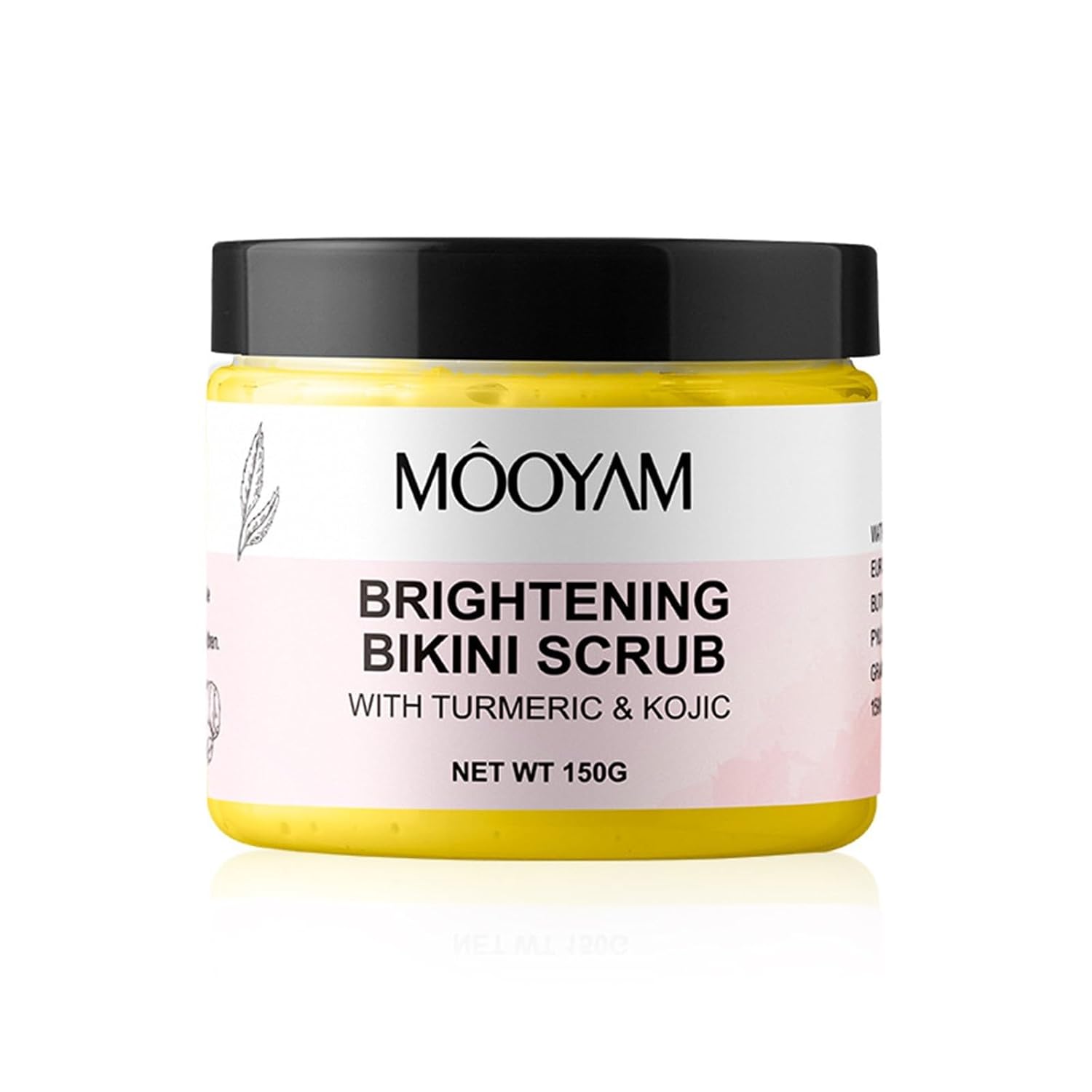 Generic Bikini Zone Scrub, Body Scrub, Kojic Brightener, Dent Eraser, KP Body Scrub, Hair and Body Scrub for Inner Thighs, Bikini Area, Armpits (White, One Size)