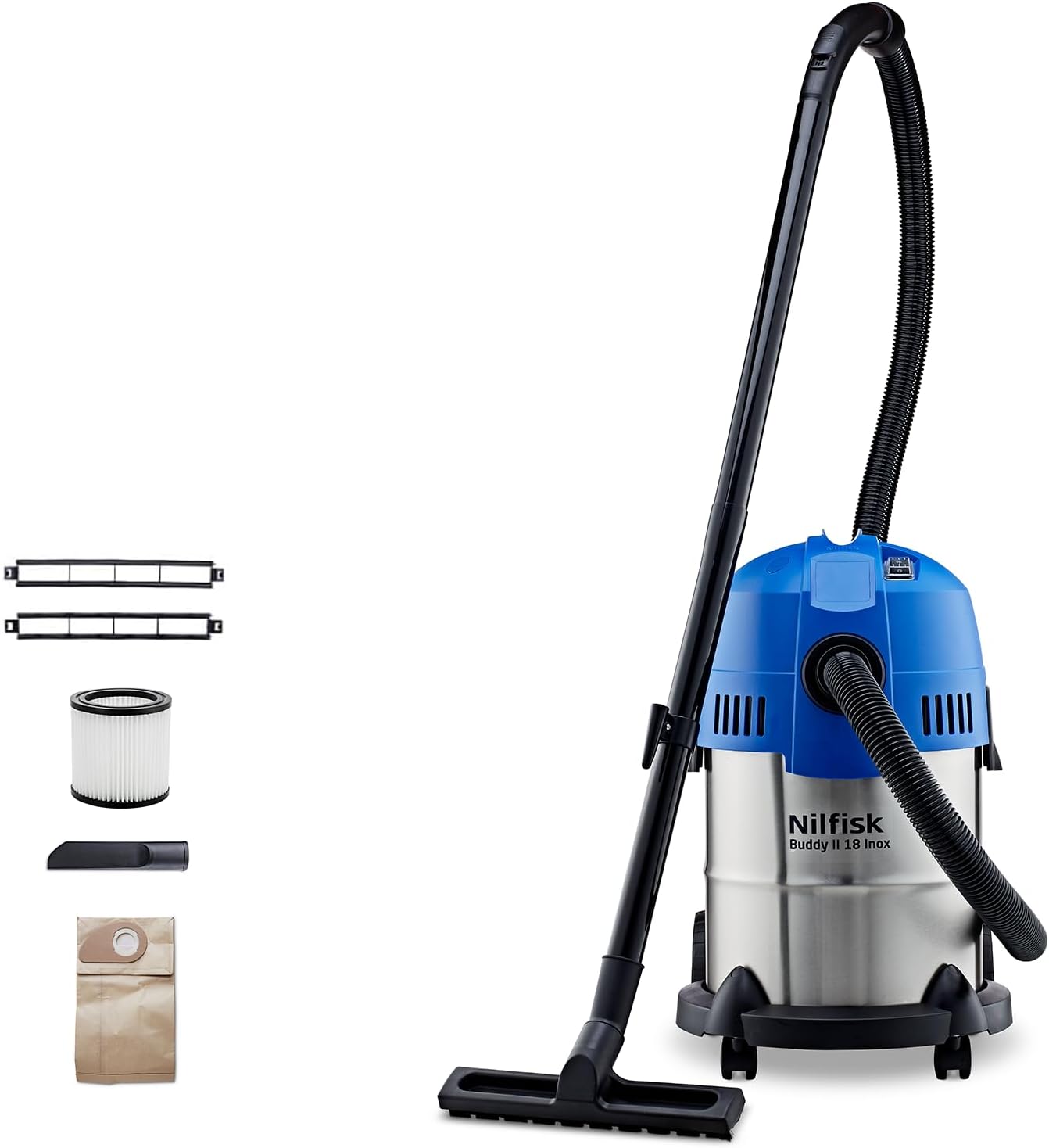 Nilfisk Buddy II 18 Inox Vacuum Cleaner, 18451129