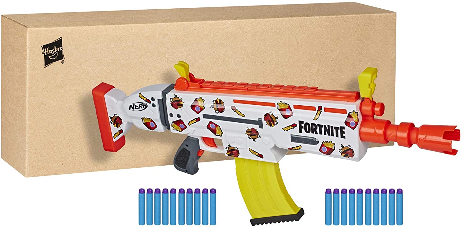 Hasbro Nerf Super Soaker Fortnite Pump-Sg Water Blaster, Pump Action Water 