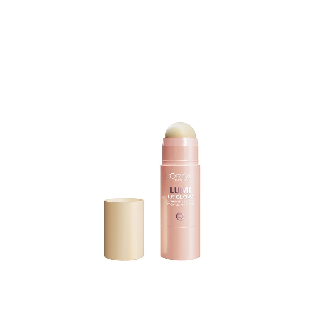 L'Oréal Paris L\'Oréal Paris Lumi Le Glow Highlighter Sticks Glowy, Make-Up Complexion for the Face, Contouring, for a Radiant Complexion, Easy to Build, All-Day Hold, Colour: 635 Golden Couture, 1 x 7 ml