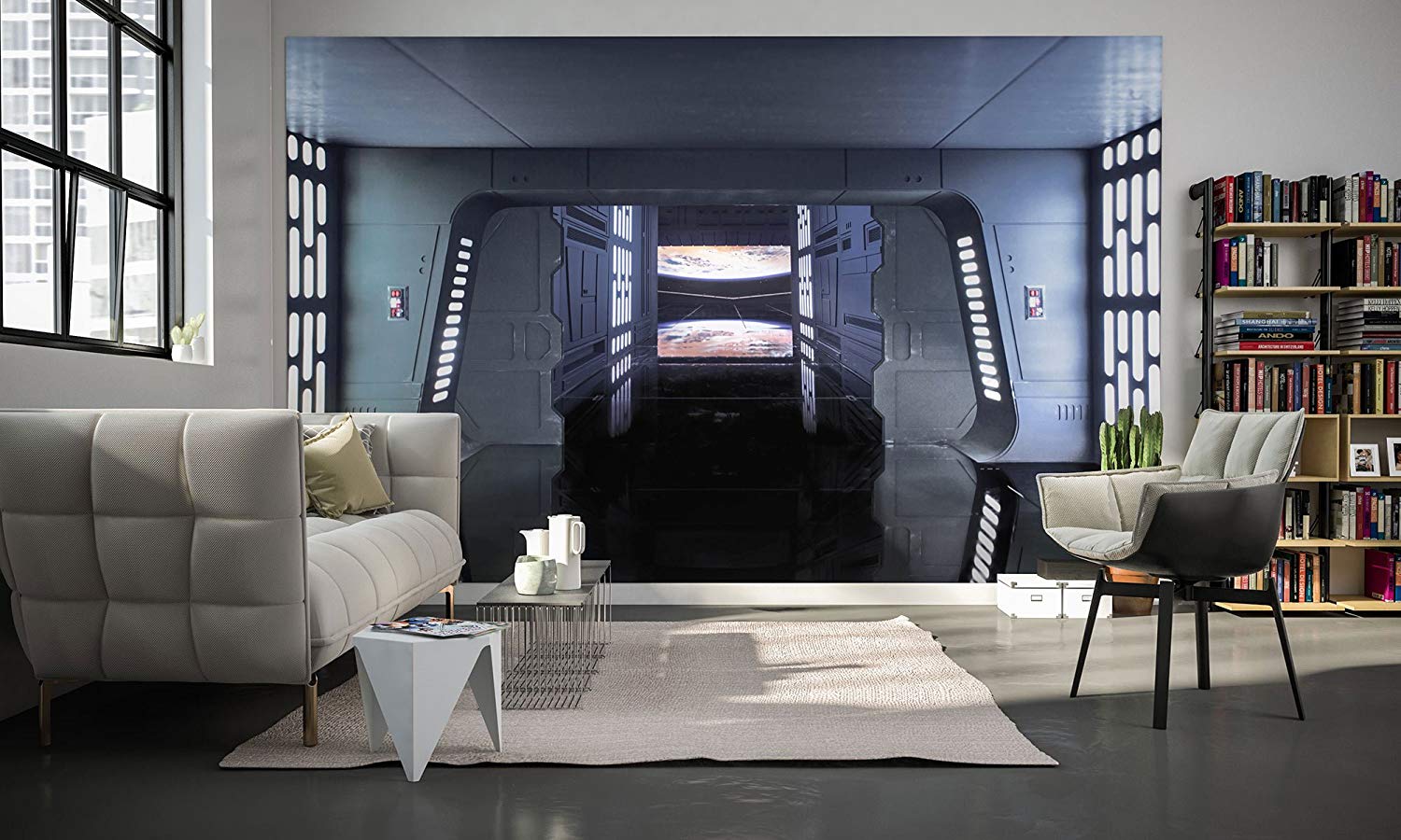 &Apos;Komar 029 Dvd4 Star Wars Death Star Star Wars Non-Woven Photo Wallpap